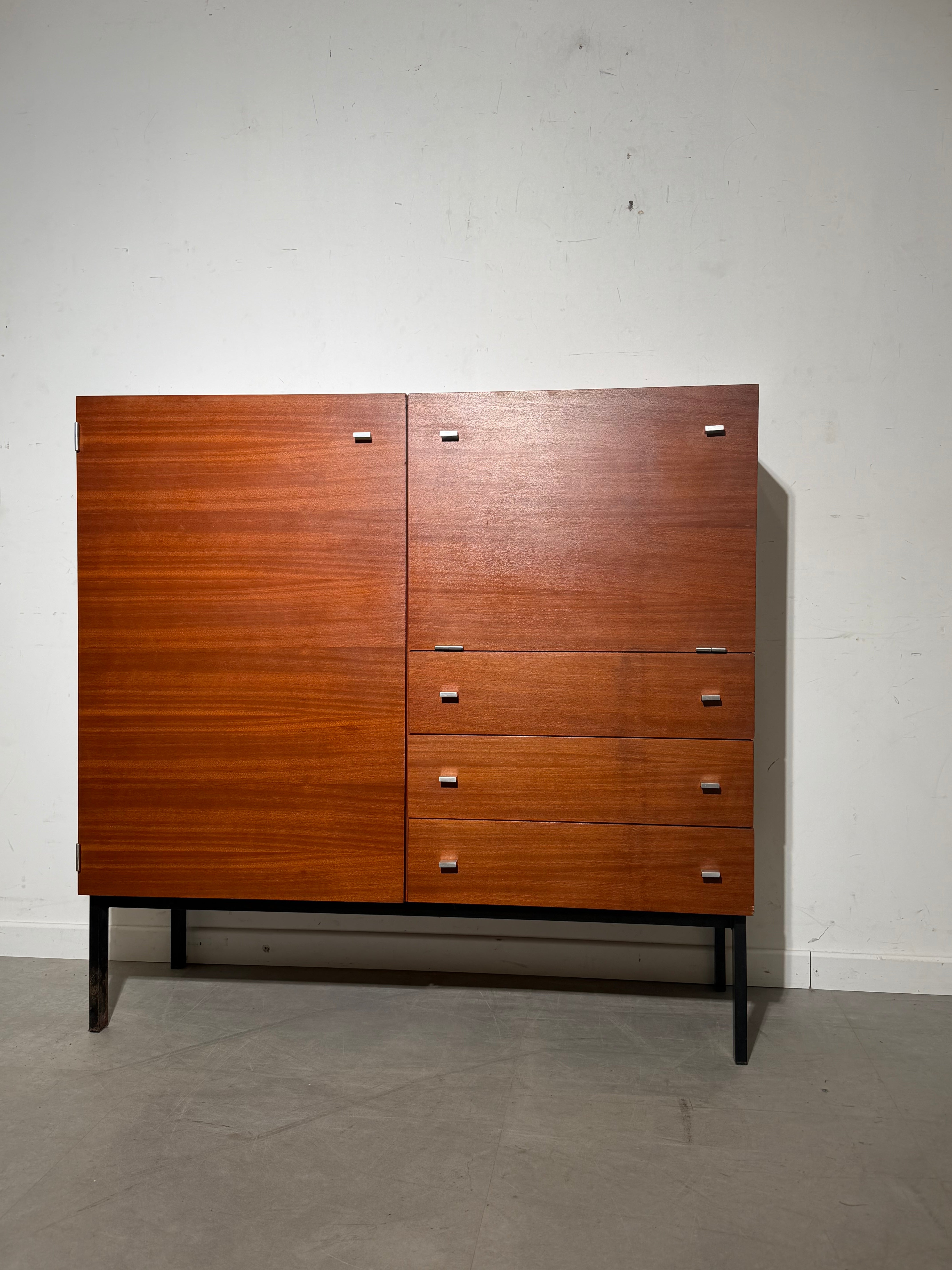 Vintage Mid-Century Highboard in Teak | 1960s Storage Cabinet