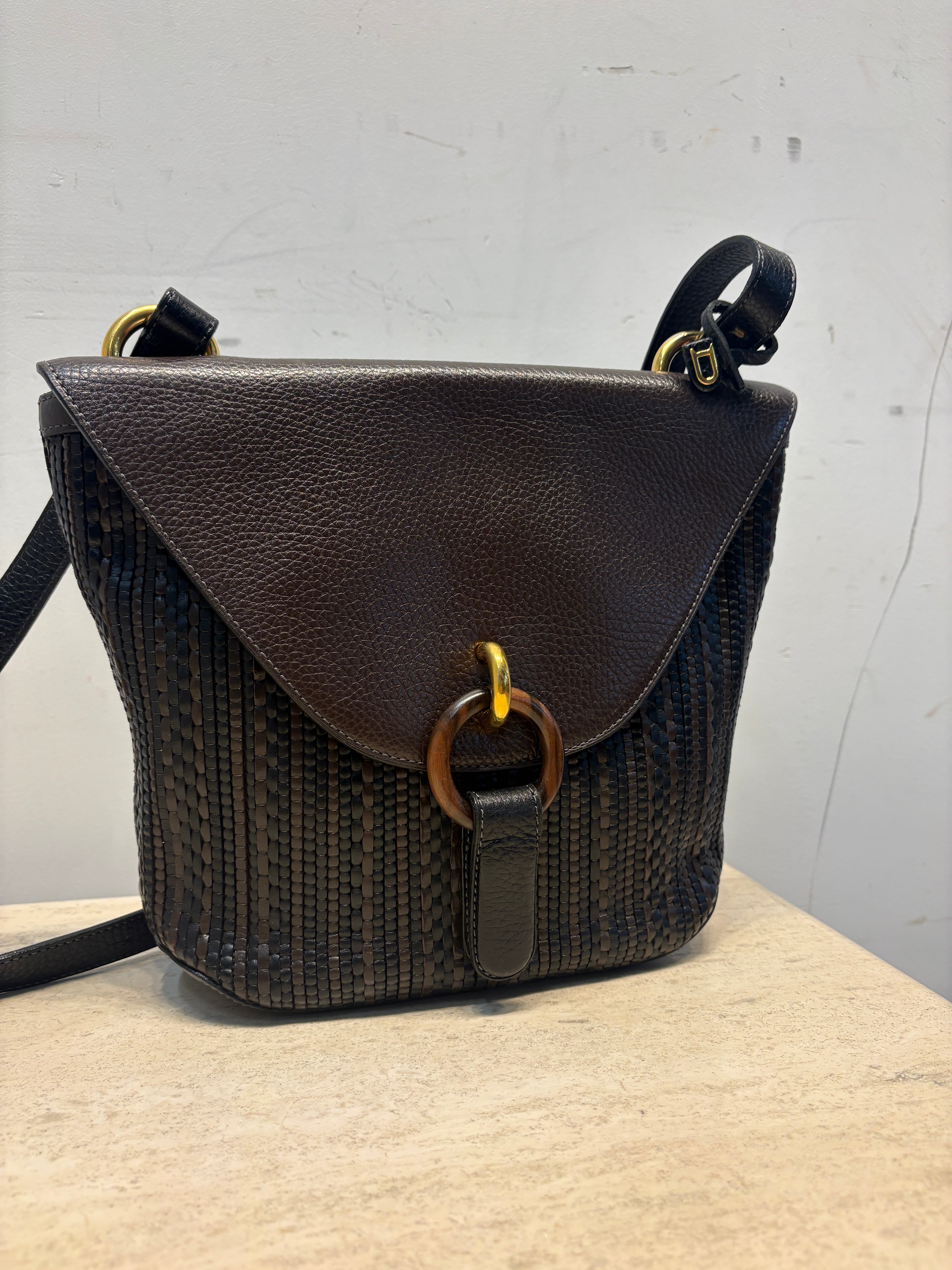 Delvaux Primeur Toile de Cuire