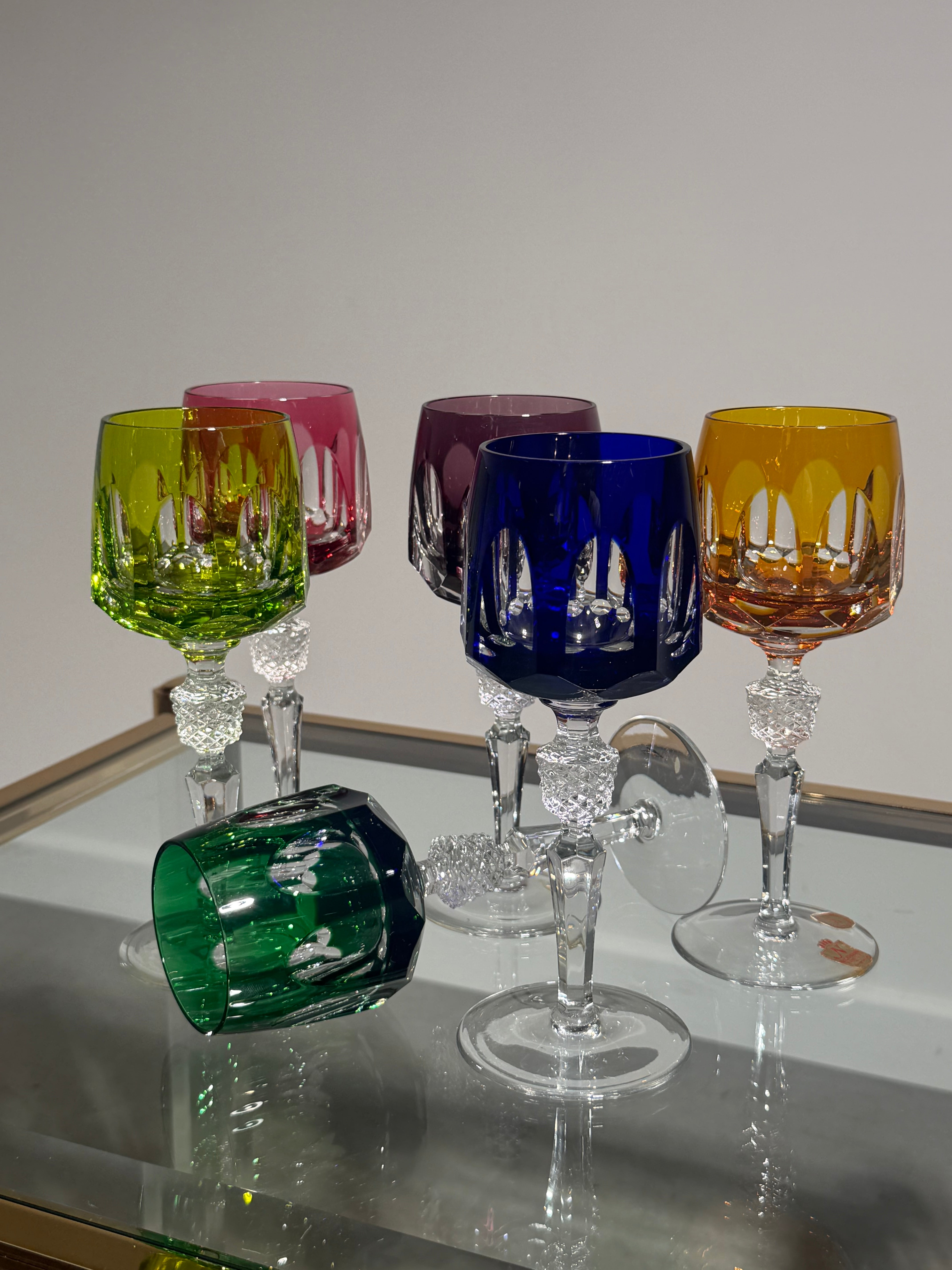 Nachtmann “Bernard” Crystal Wine Glasses – Set of 6 Multicolour