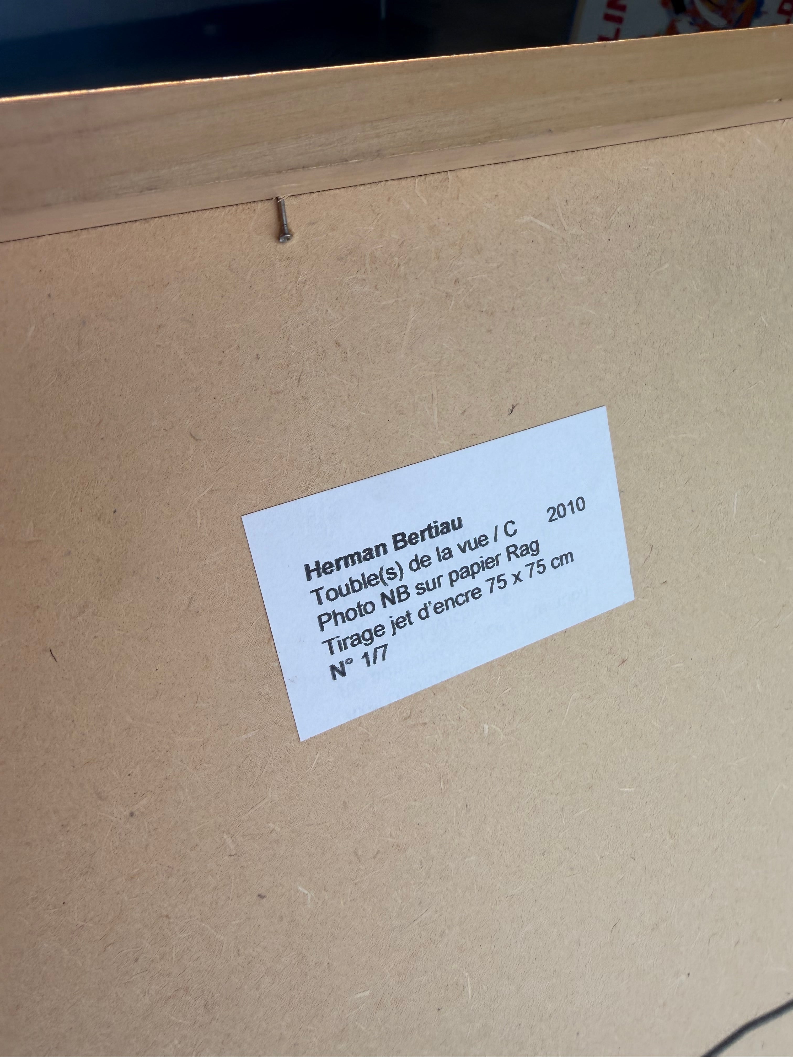 Herman Bertiau – “Trouble(s) de la vue / C” (2010) – Limited Edition 1/7 – Framed Photograph
