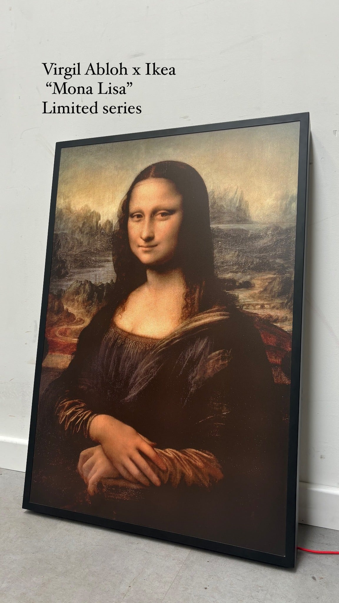 Ikea x Virgil Abloh “Mona Lisa” NIEUW IN VERZEGELDE VERPAKKING