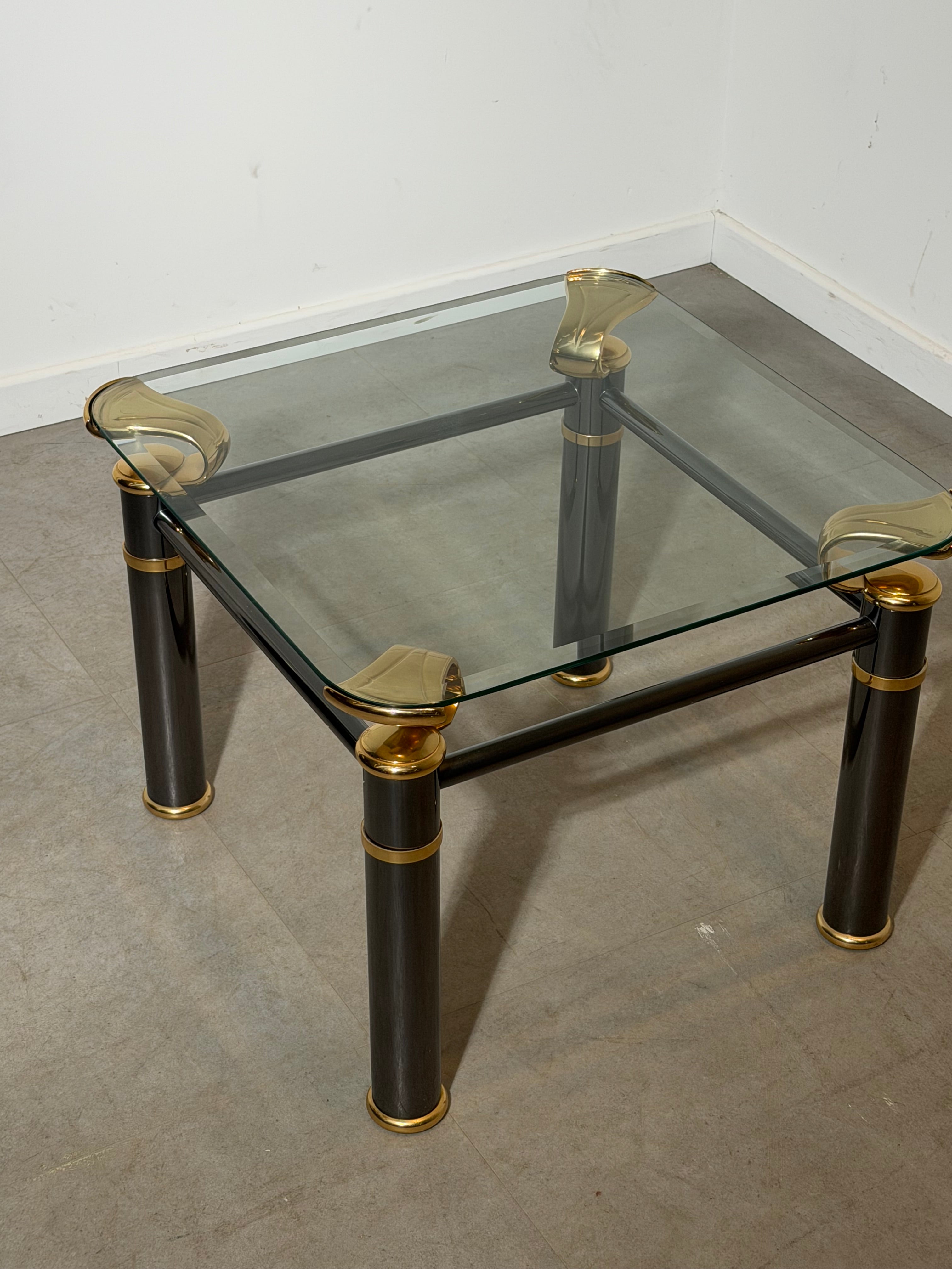 Regency Sidetable with Glass top - 60 x 60