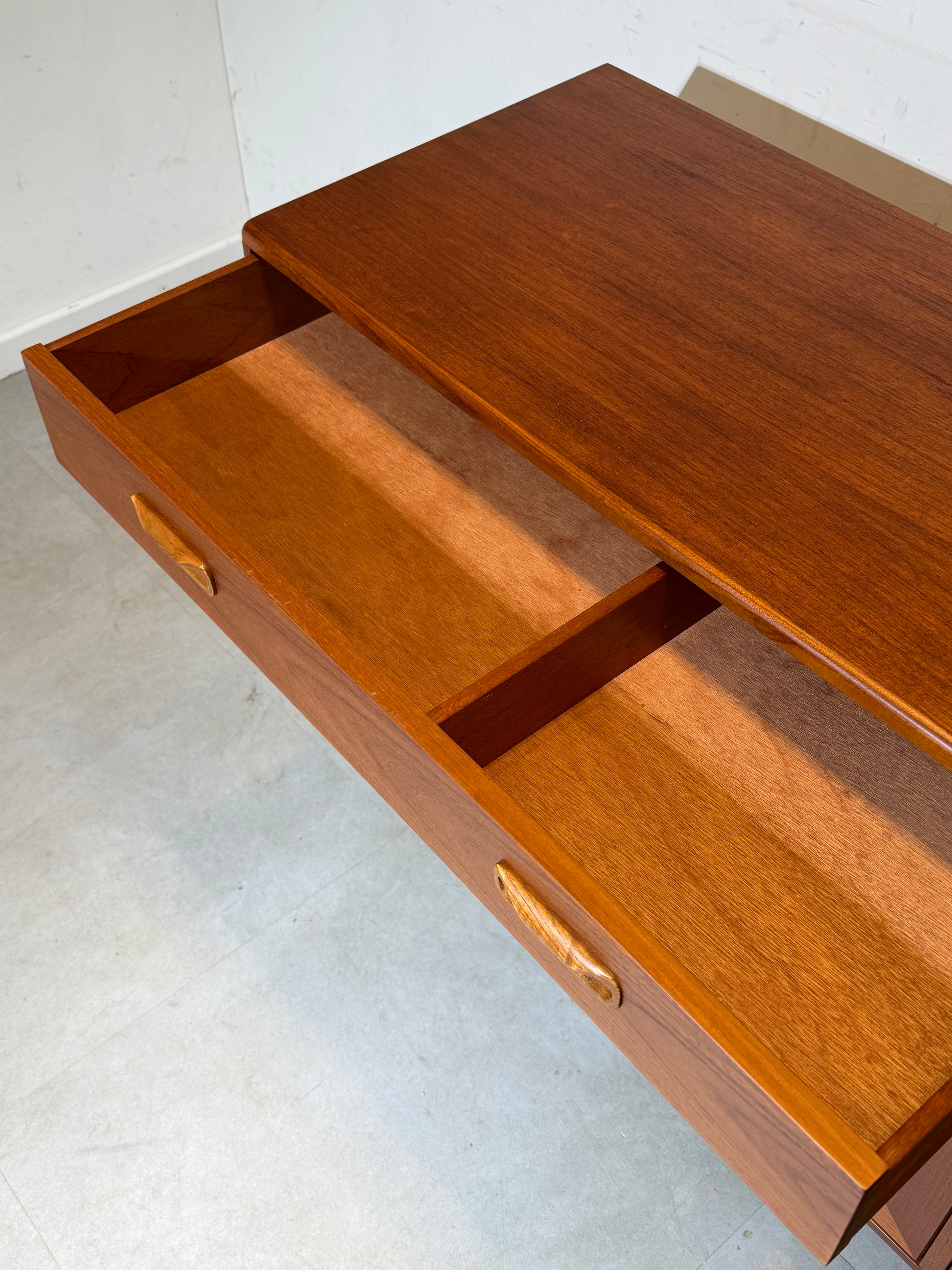 G-Plan Teak Sideboard with Hairpin Legs – 3 Doors and 1 Drawer Mid-Century Modern