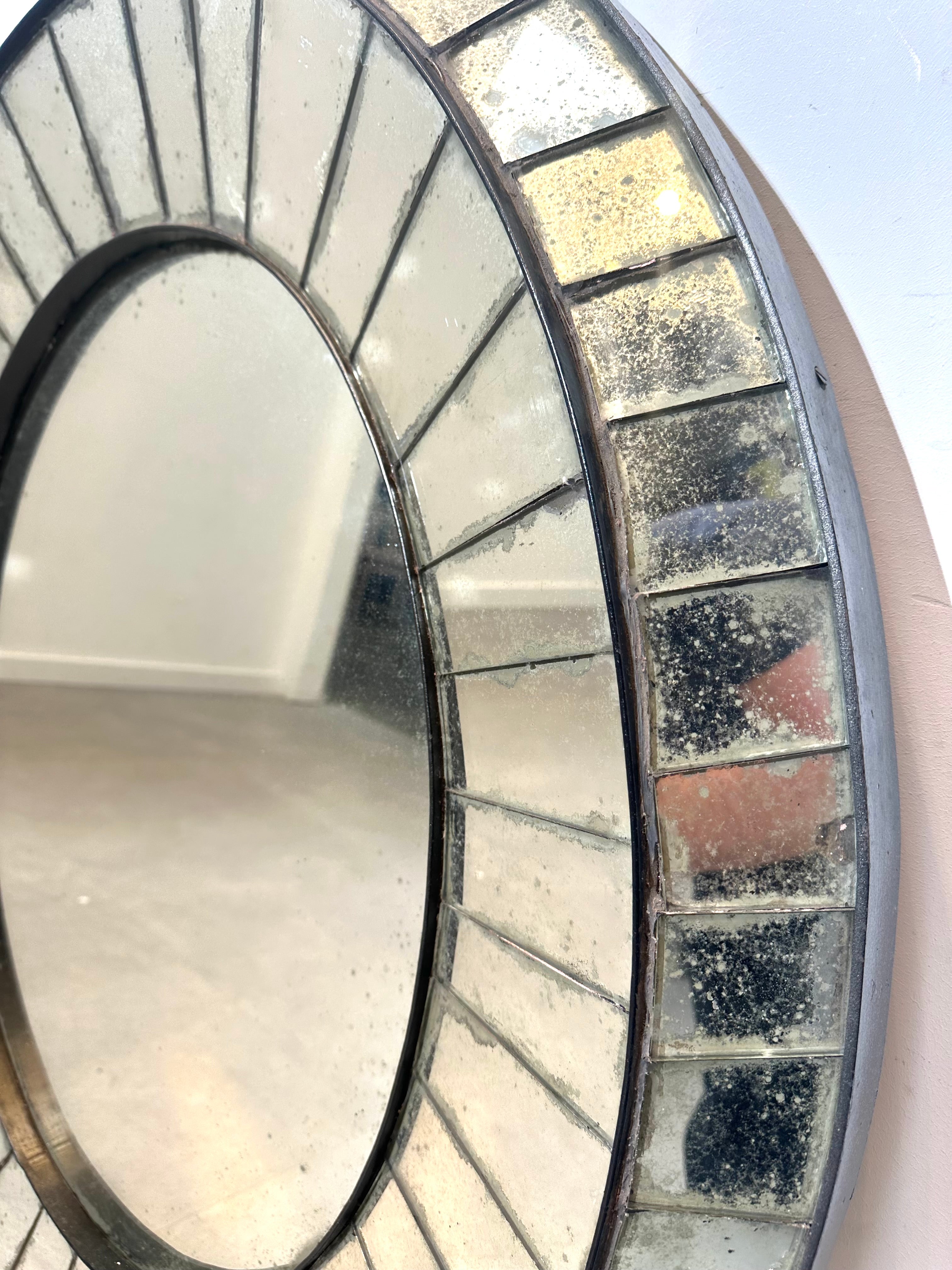 Ronde spiegel in Venetiaanse stijl