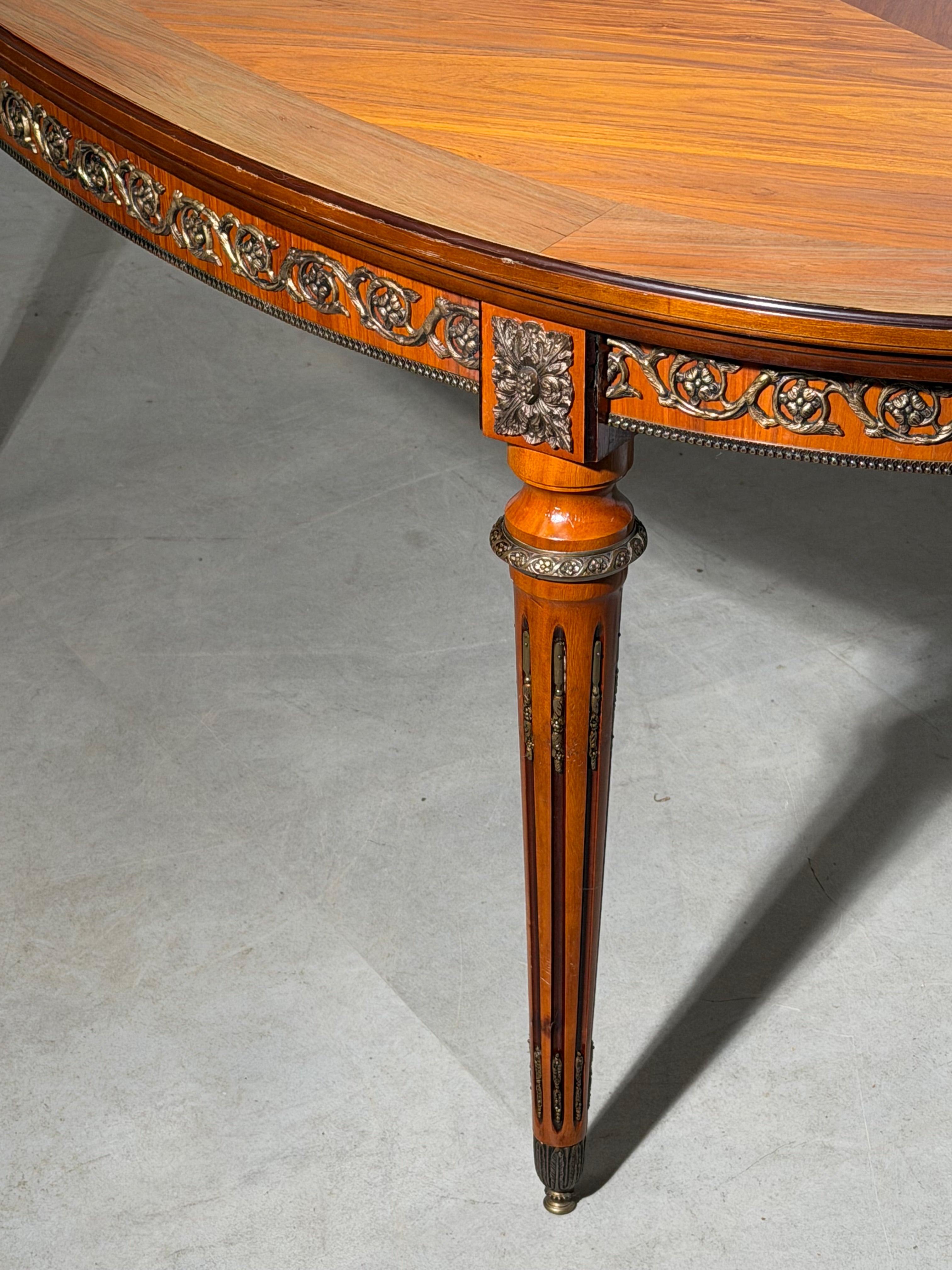 Vintage Louis XVI Style Extendable Dining Table by JP Ehalt – 183–273 cm