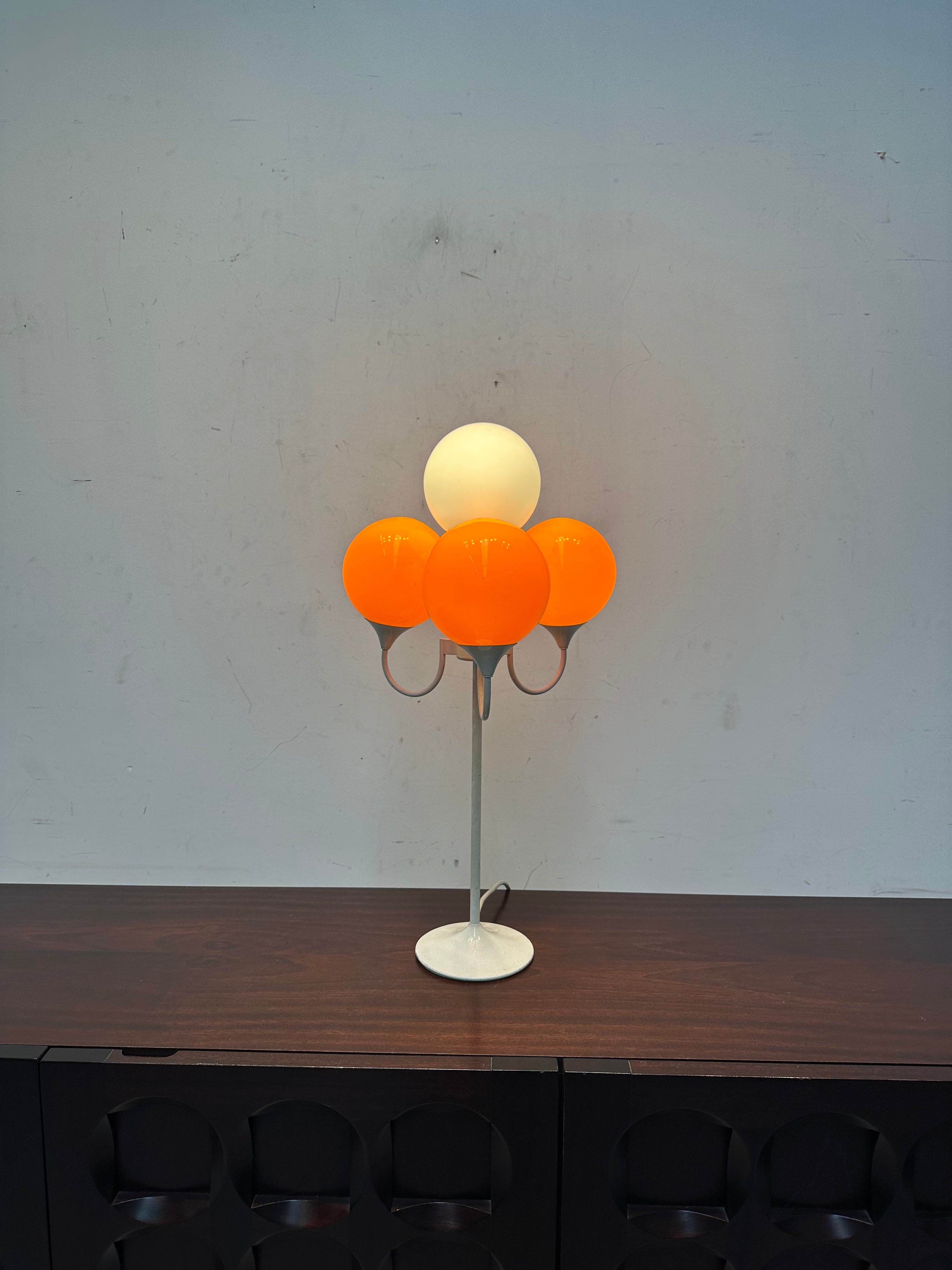 Lampe de table vintage de l'ère spatiale