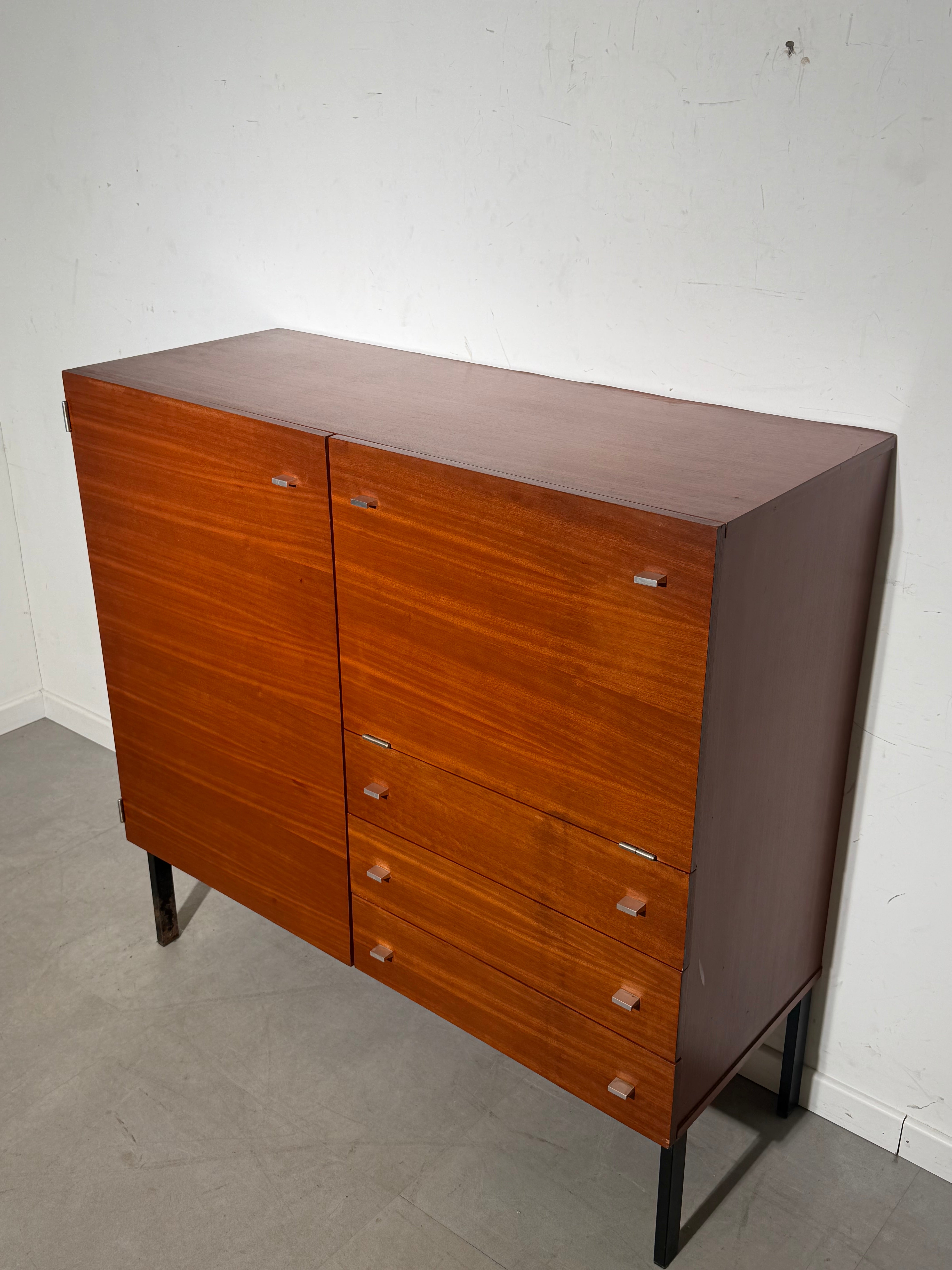 Vintage Mid-Century Highboard in Teak | 1960s Storage Cabinet