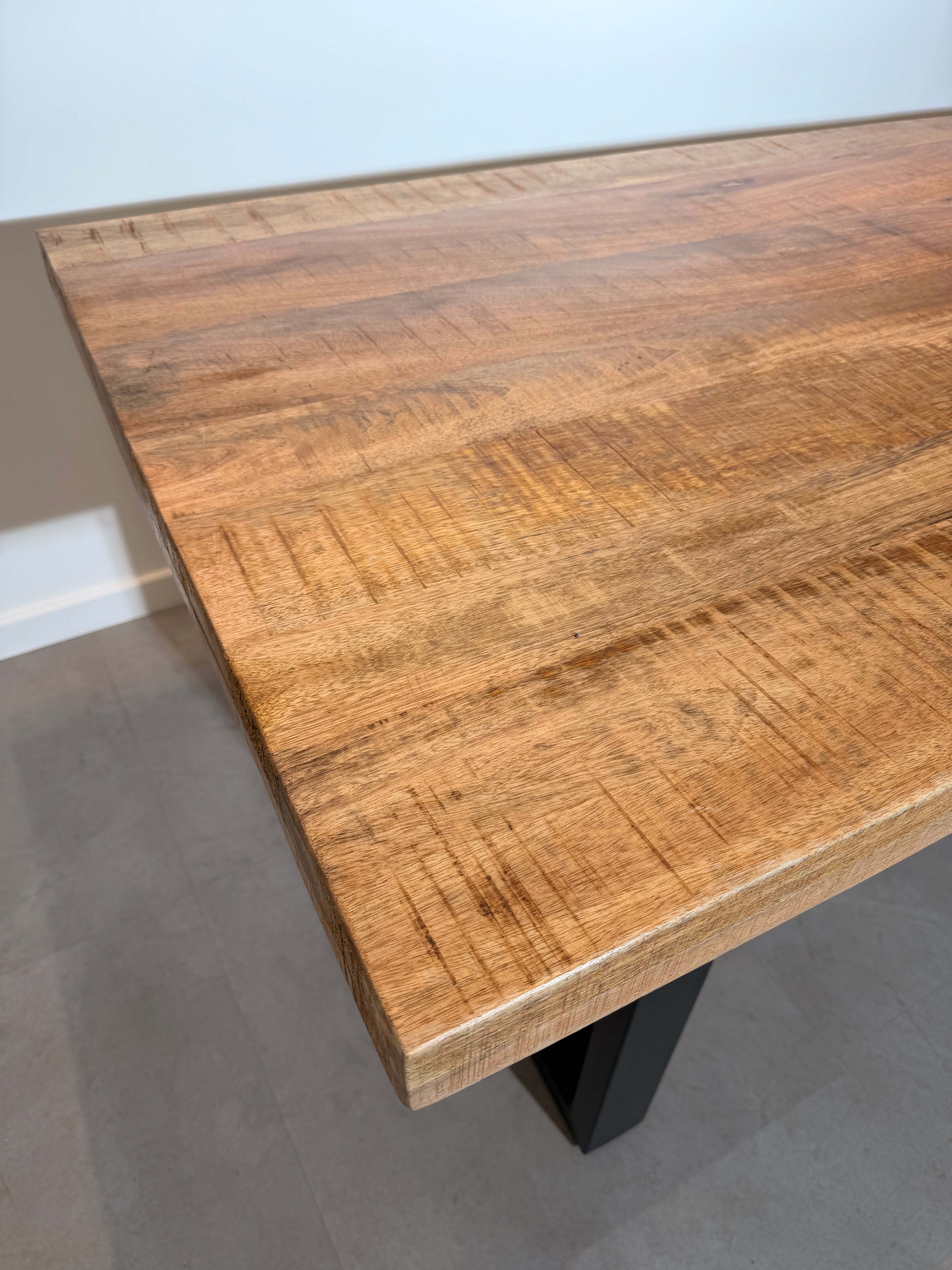Industrial Mango Wood Dining Table