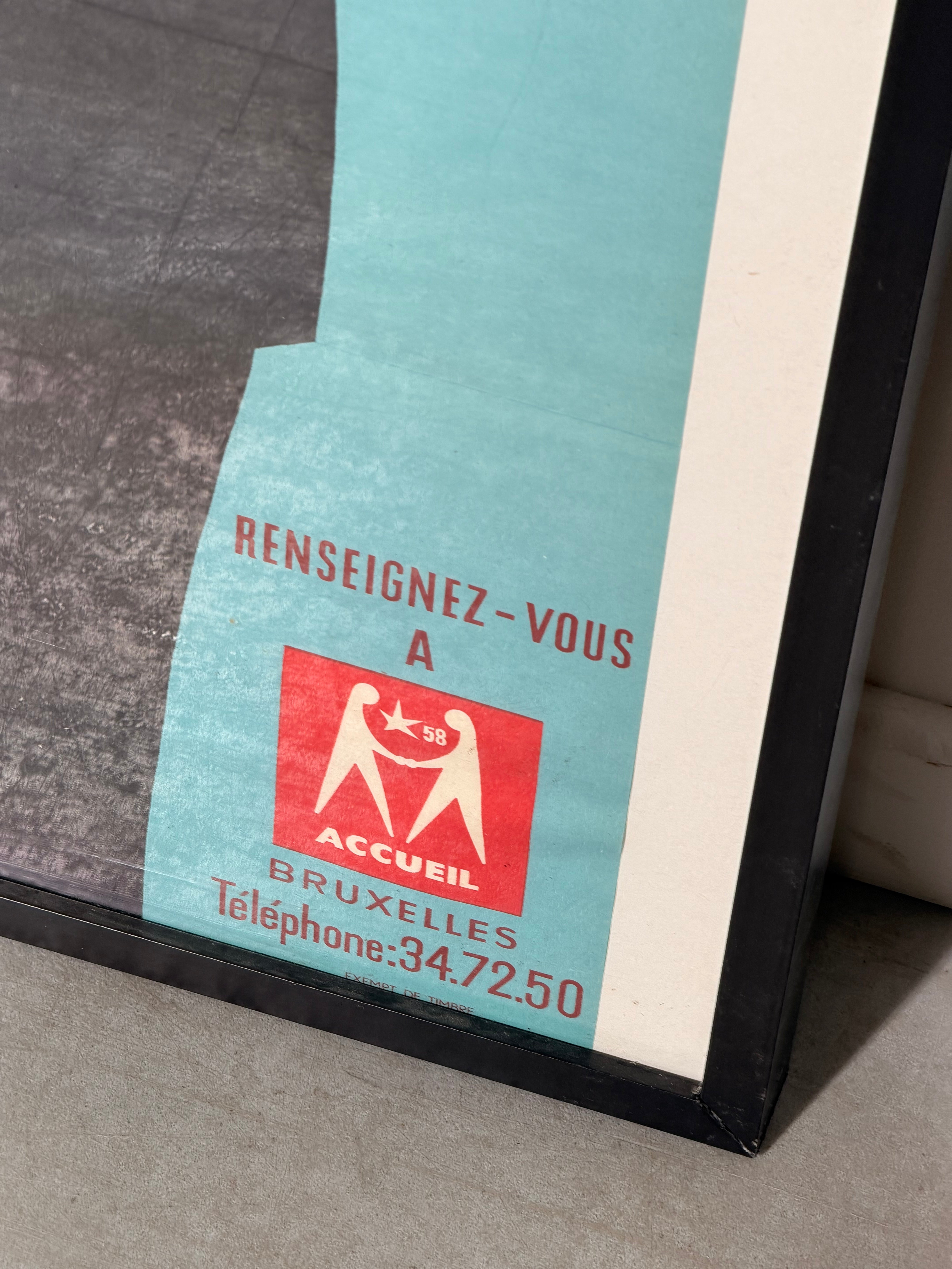Original Expo 58 Brussels Poster by Depauw | 1958