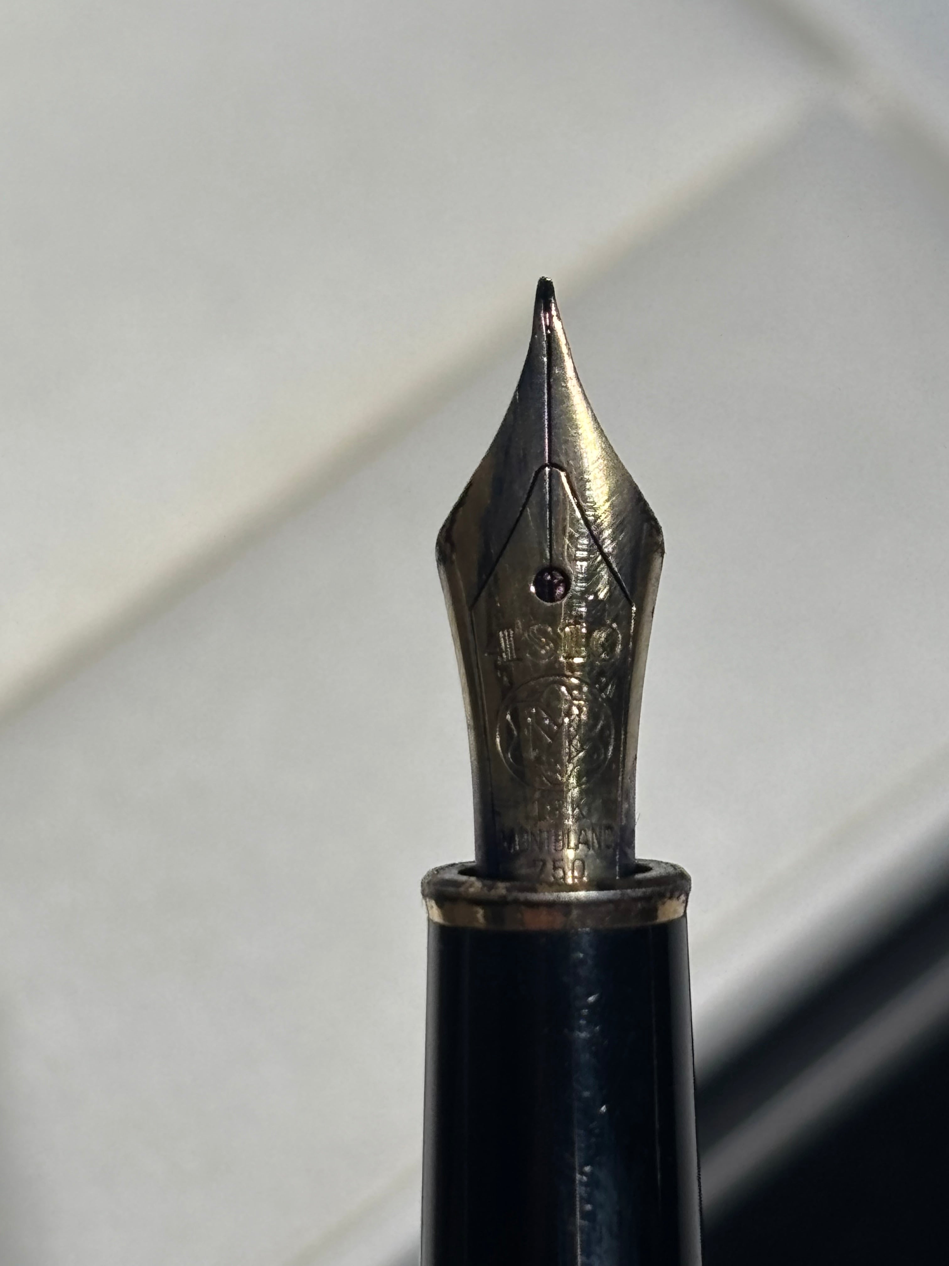 Mont Blanc 18 KT Gold Fountain Pen “Meisterstuck”