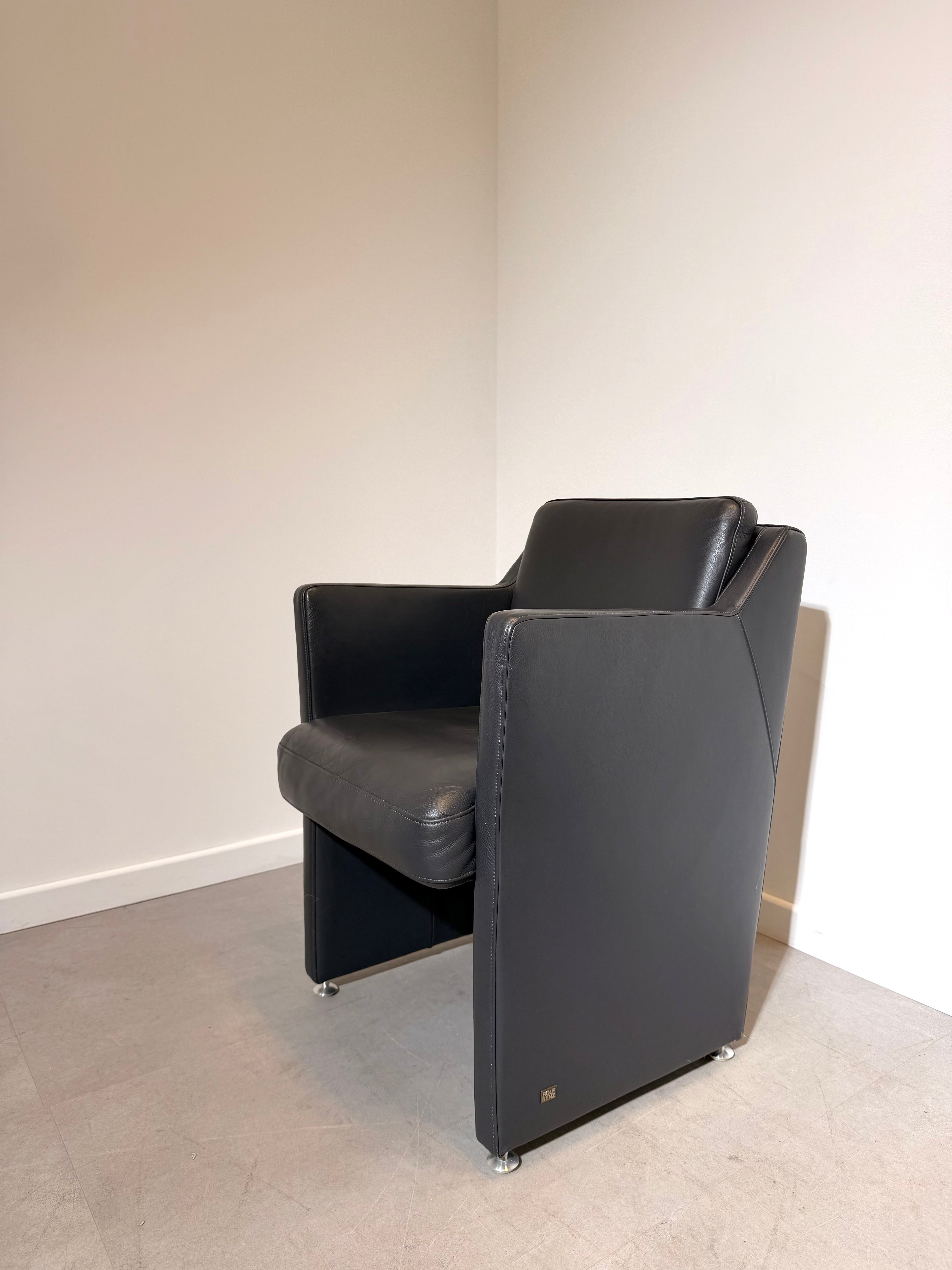 Rolf Benz Designer Leather Armchair