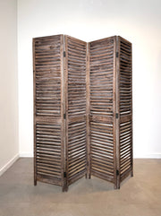 Wooden Louvered Room Divider