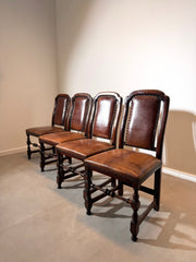 Set of 4 Old New England Dining Chairs
