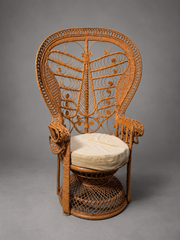 Vintage Rattan Peacock Chair