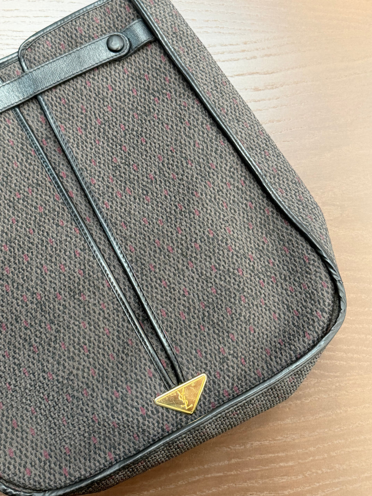 Vintage Yves Saint Laurent YSL Monogram Shoulder Bag