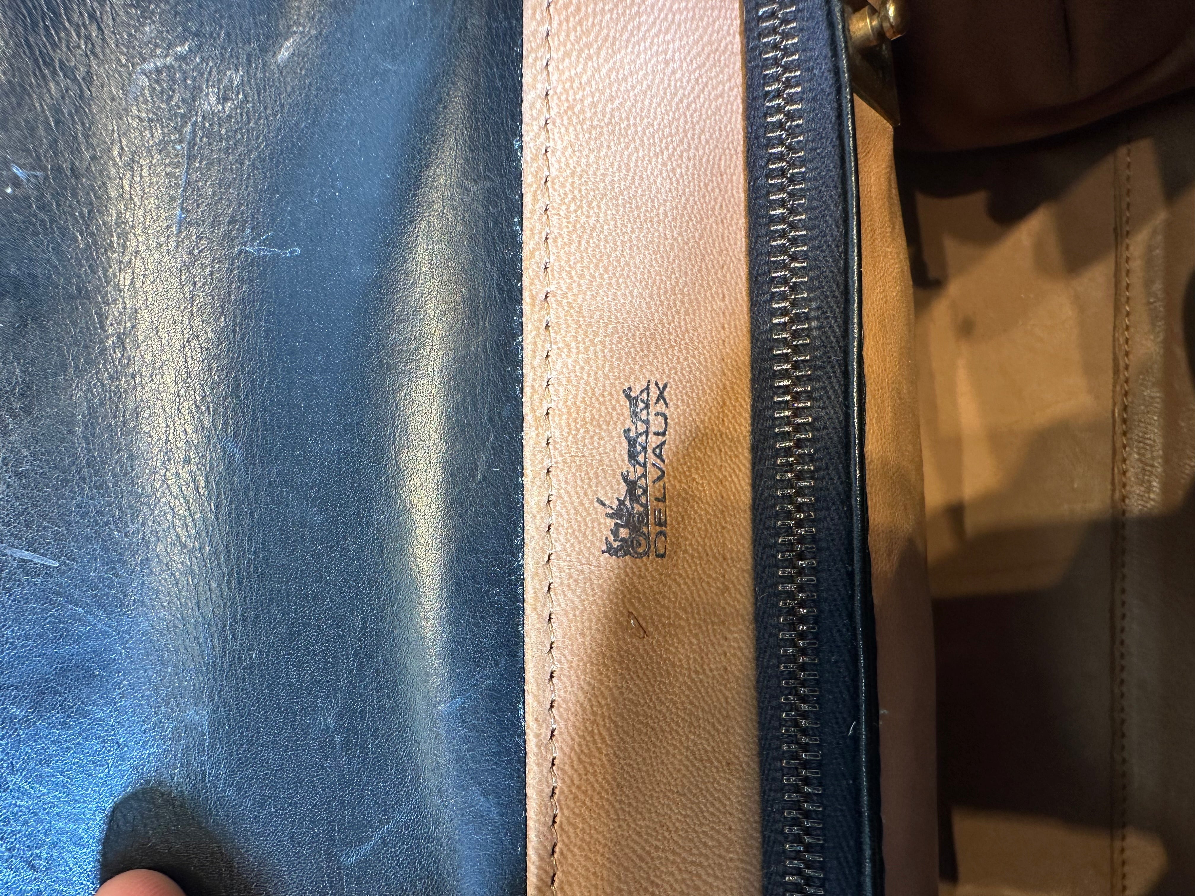 Sac à main Delvaux « Brillant PM » – Cuir noir