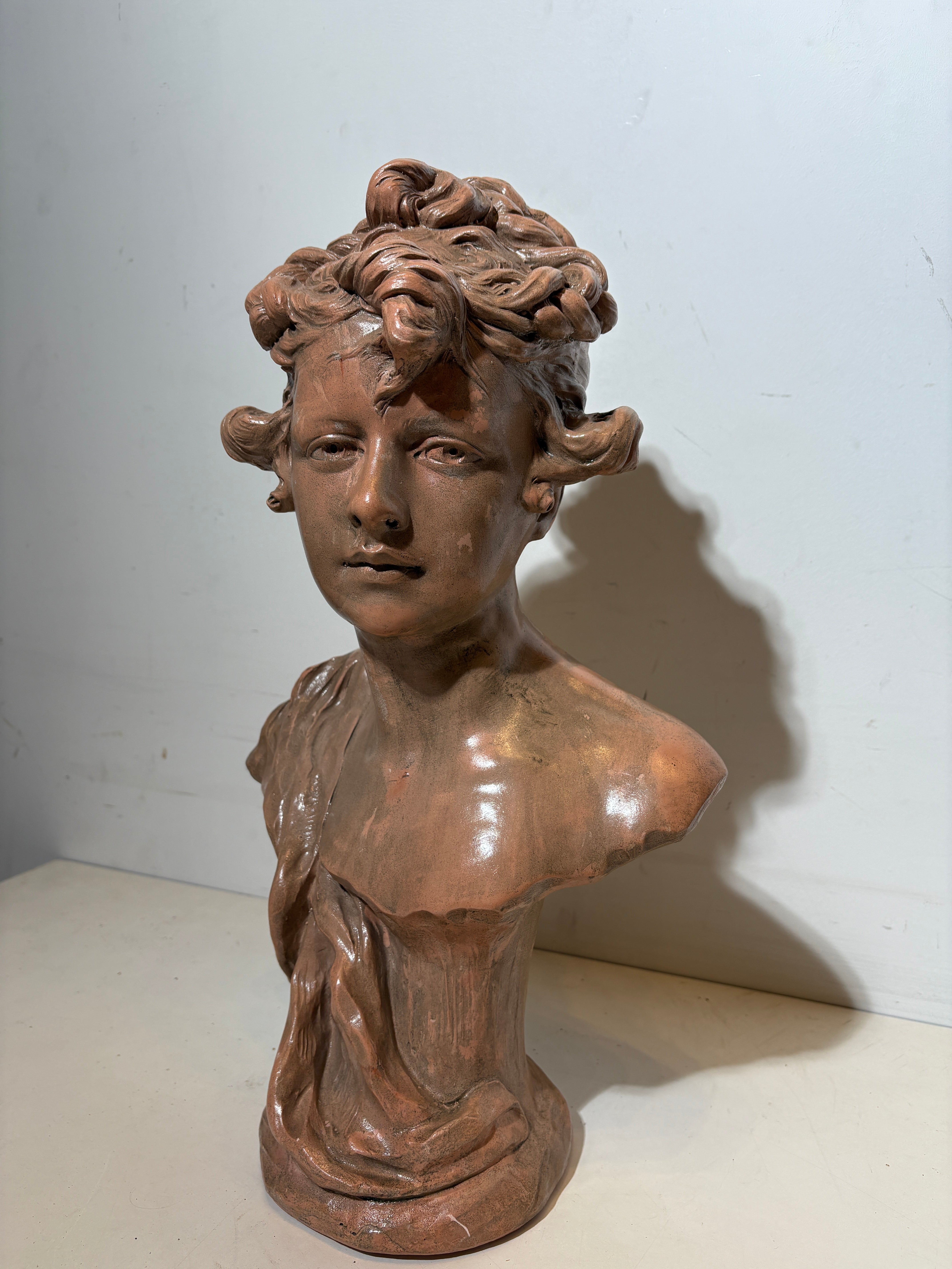 Antique Buste Art Nouveau