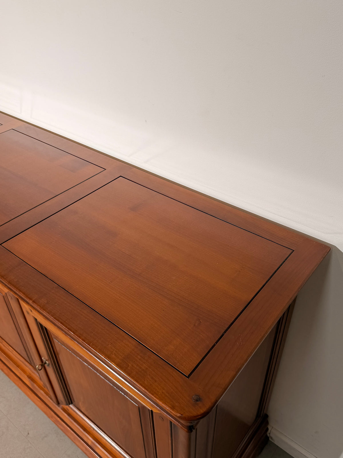 French Cherrywood Three-Door Sideboard