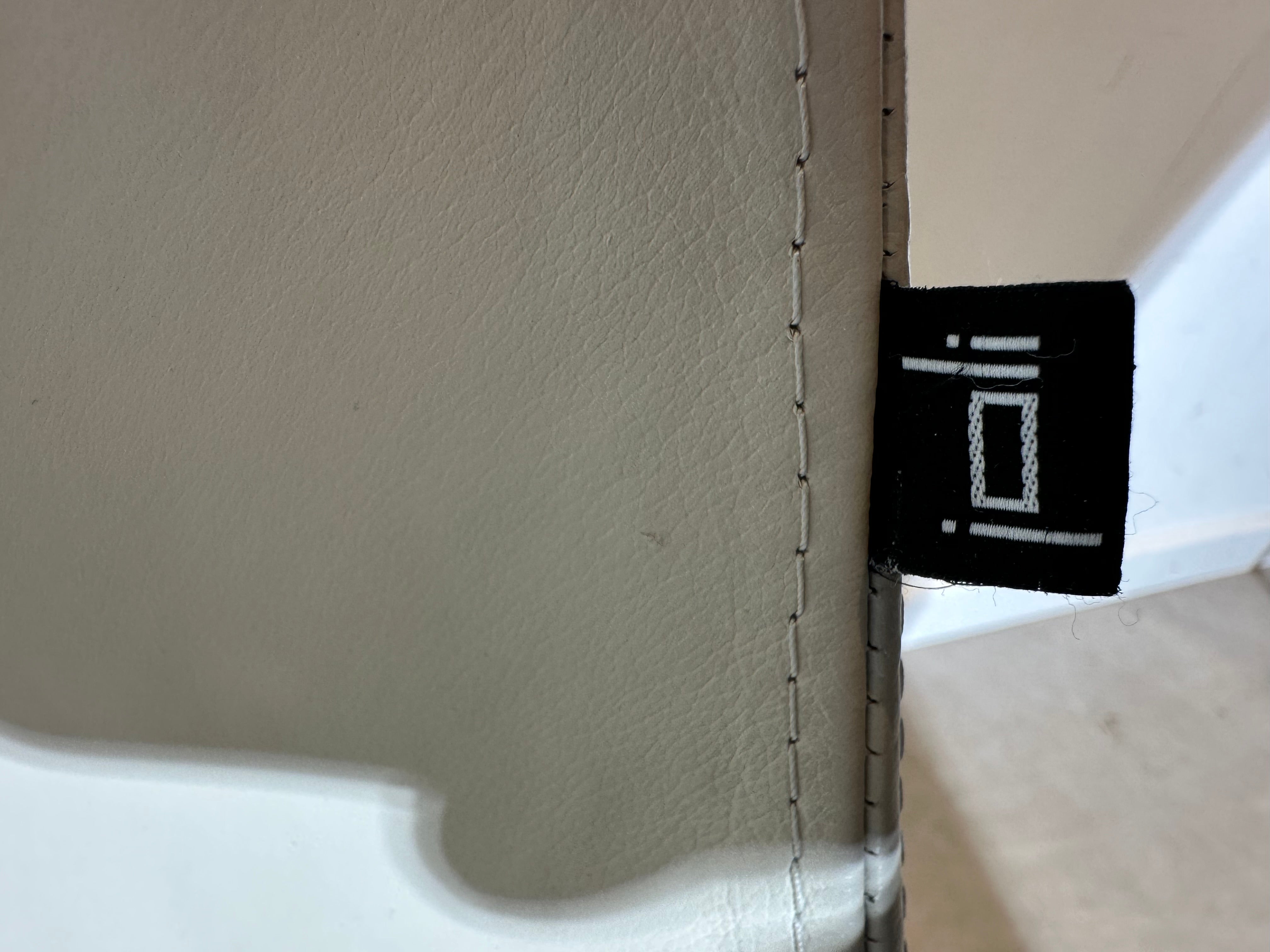 Joli Dining Chair – Black Frame with Pearl Leather - Price per piece