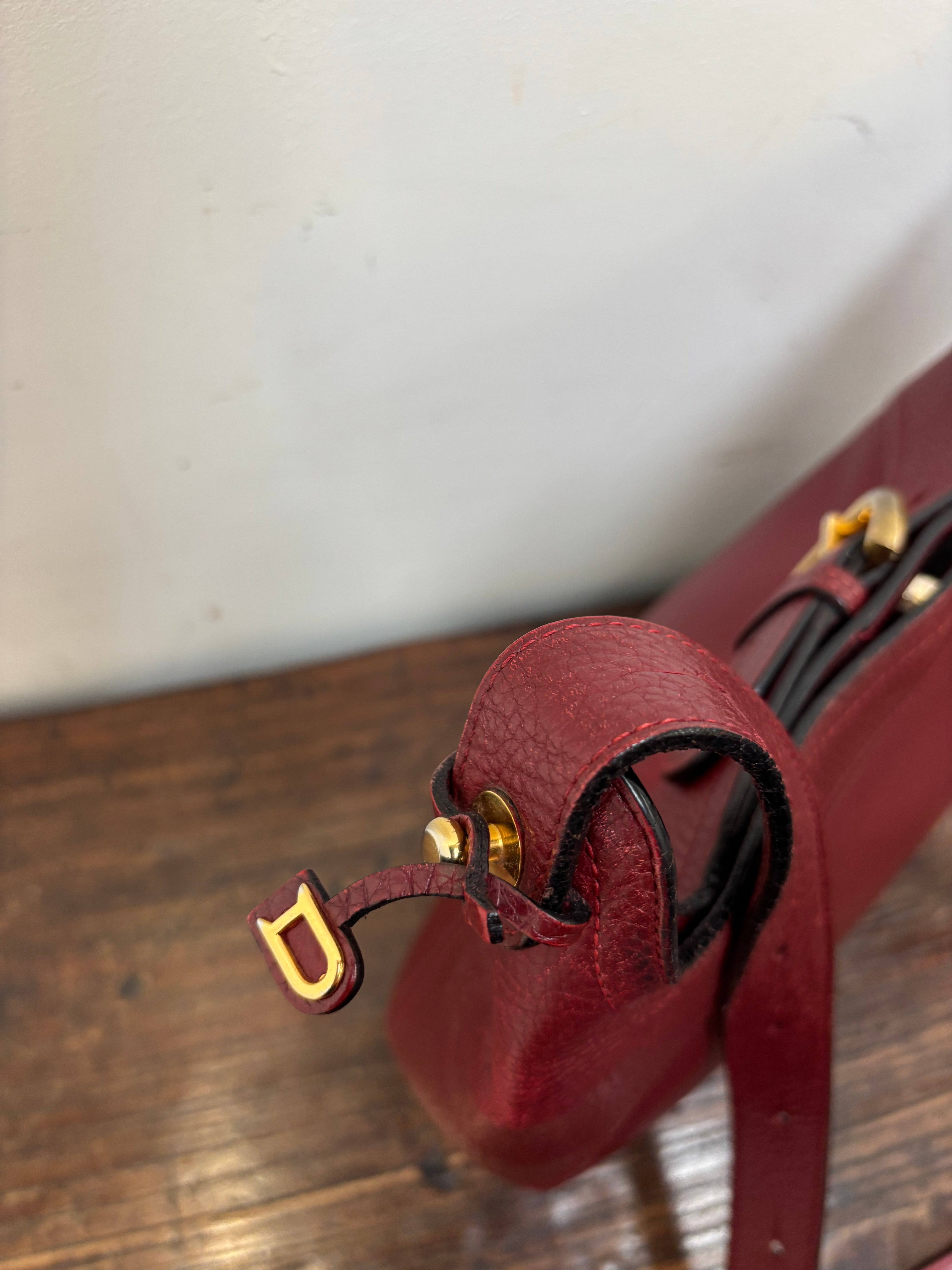 Sac bandoulière Delvaux Souverain rouge