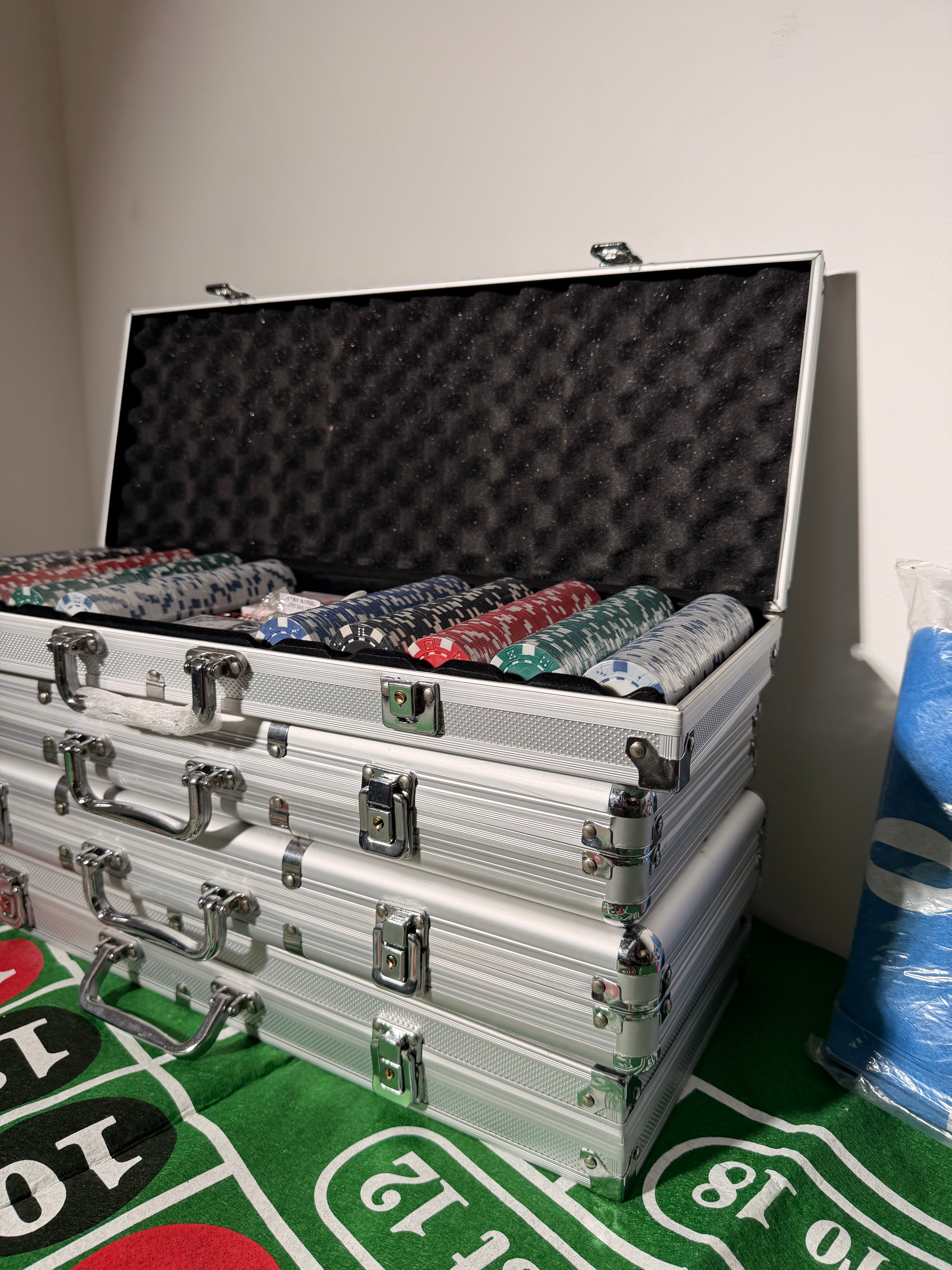 Complete Poker and Roulette Set