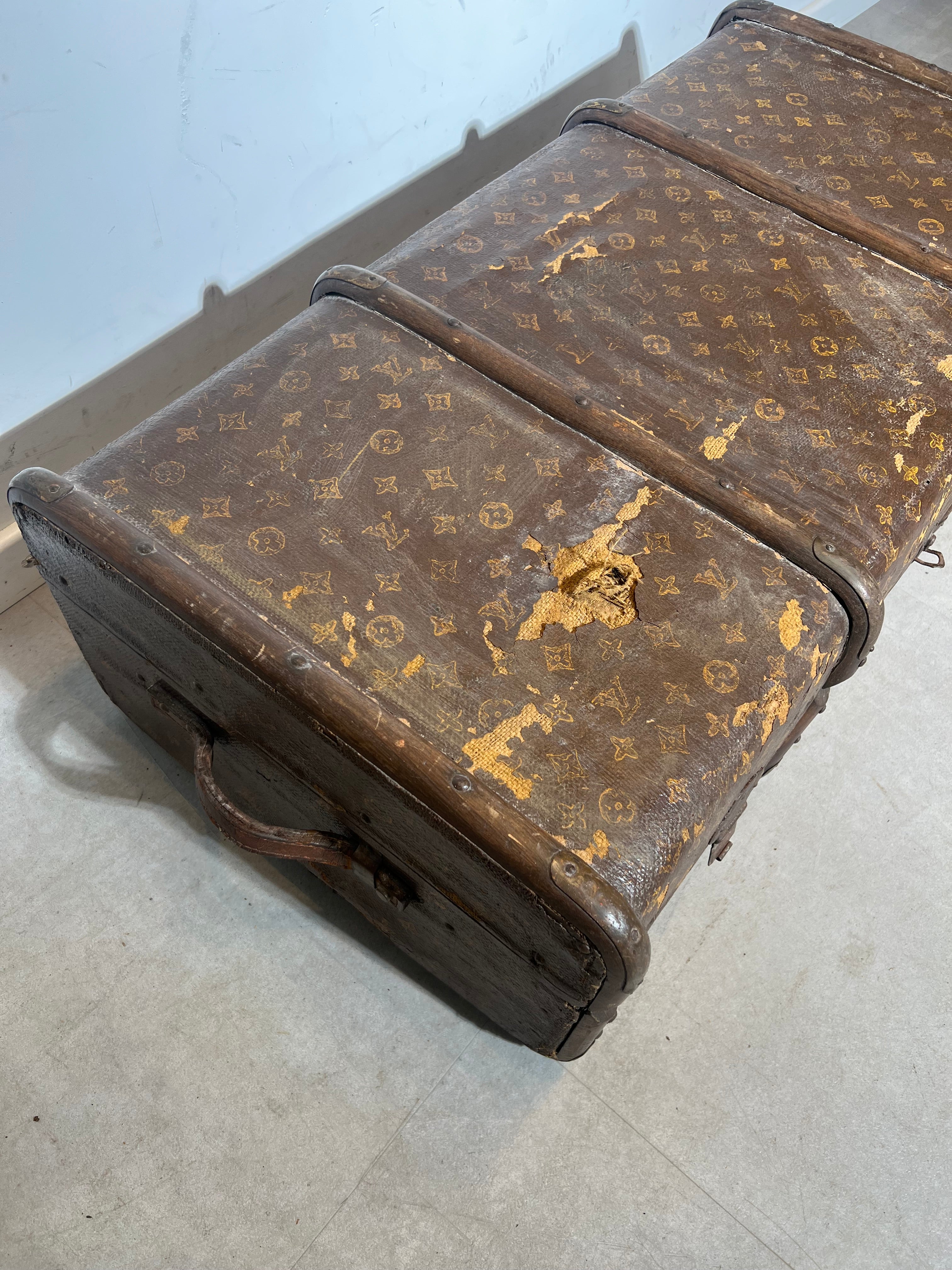 LV style Suitcase with Monogram