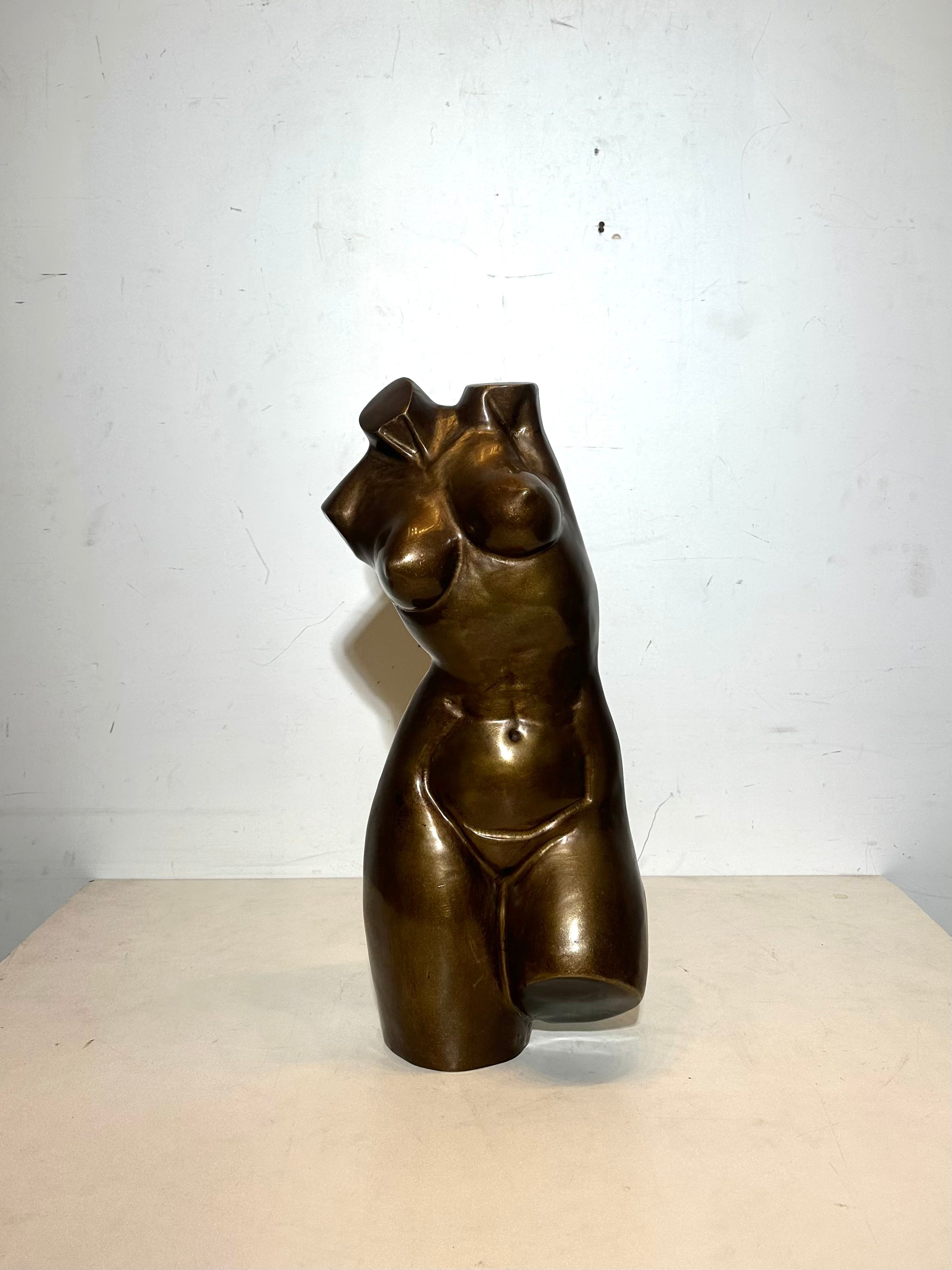 Bronze Female Torso Sculpture