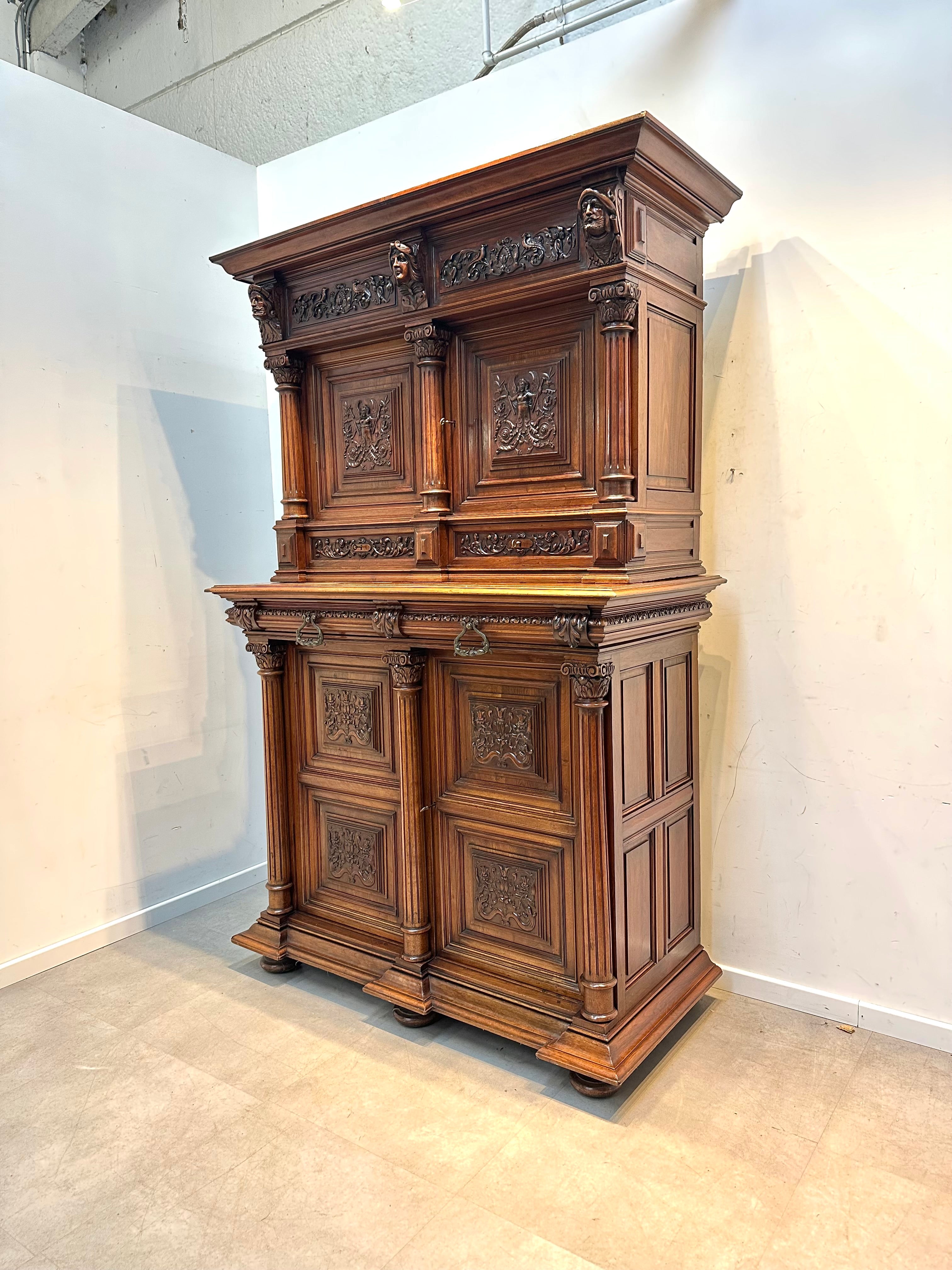 Antique Renaissance Revival Cabinet