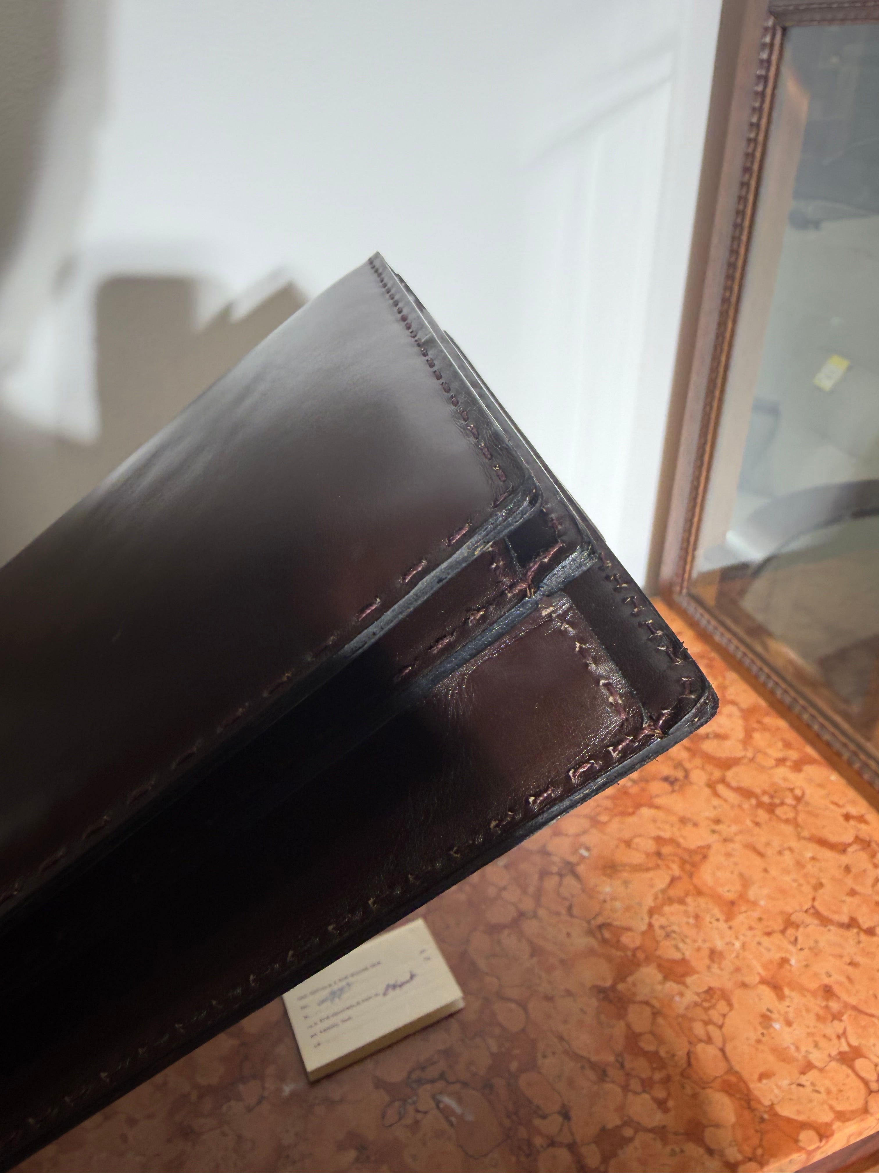 Vintage Delvaux Top Handle Handbag – Brown Leather