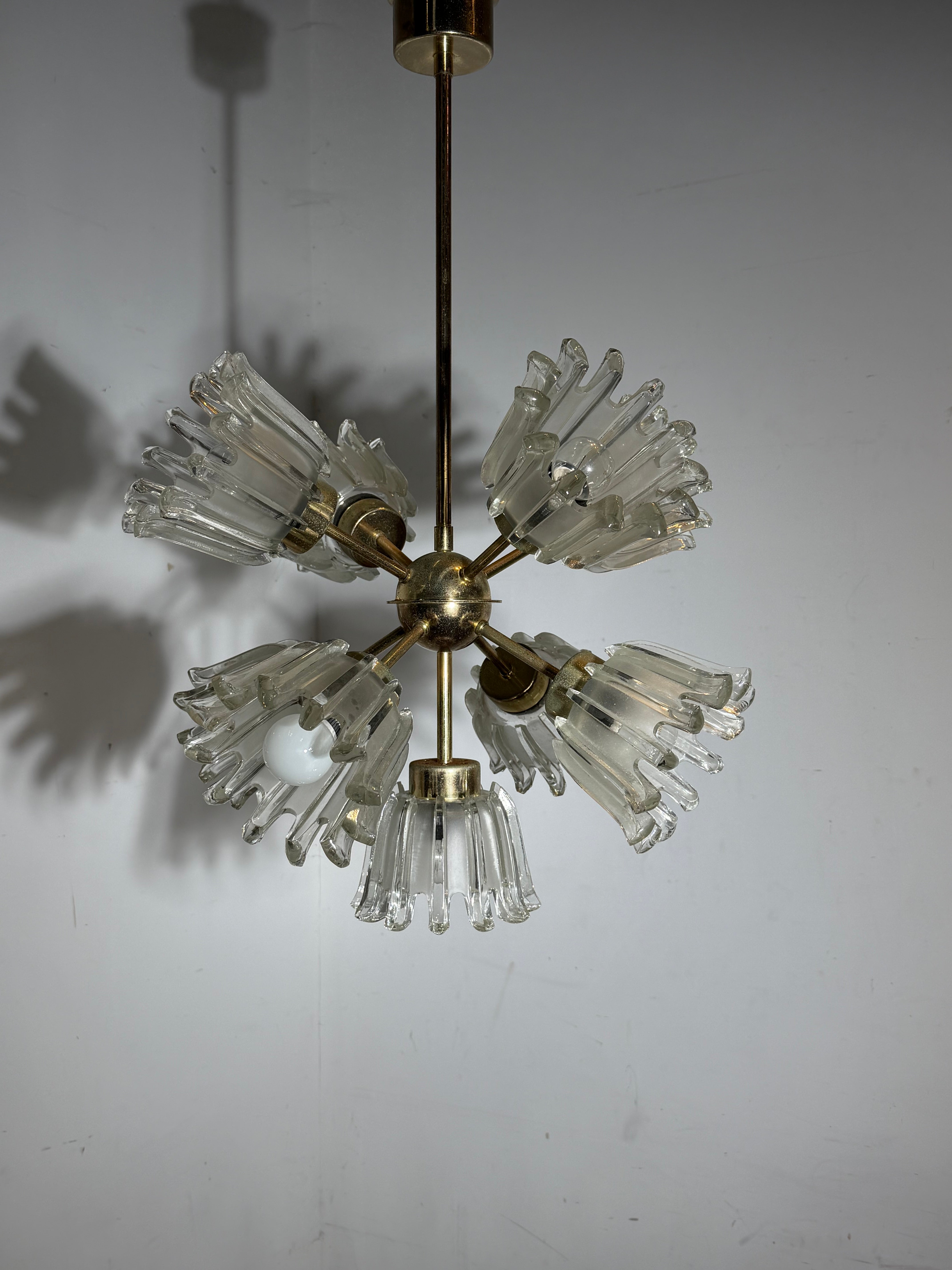 Vintage Pendant Lamp by Leclaire & Schaffer
