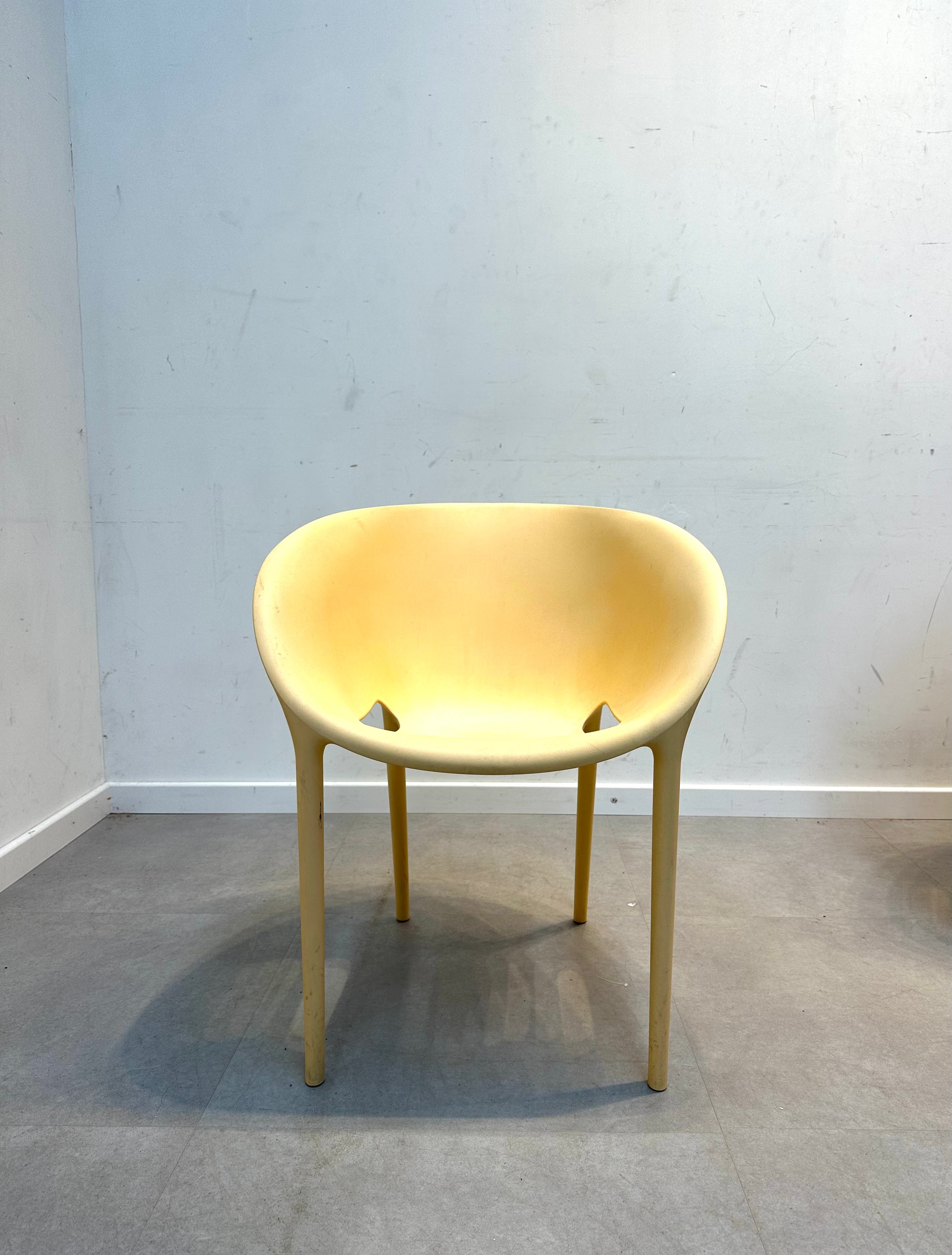 Set of 6 Soft Egg Chairs by Philippe Starck for Driade