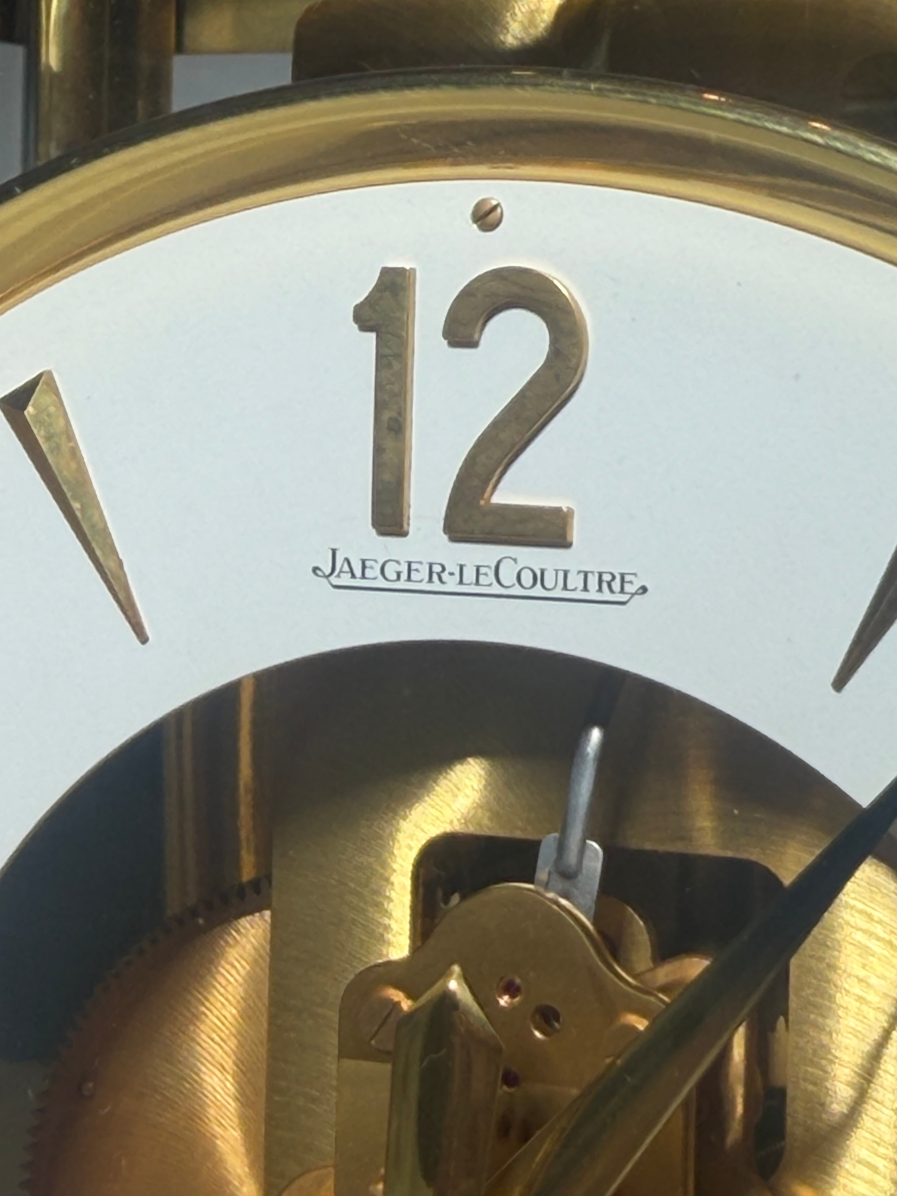 Jaeger-LeCoultre Atmos Calibre 528-8 – Gilt Brass – Swiss Perpetual Motion Clock