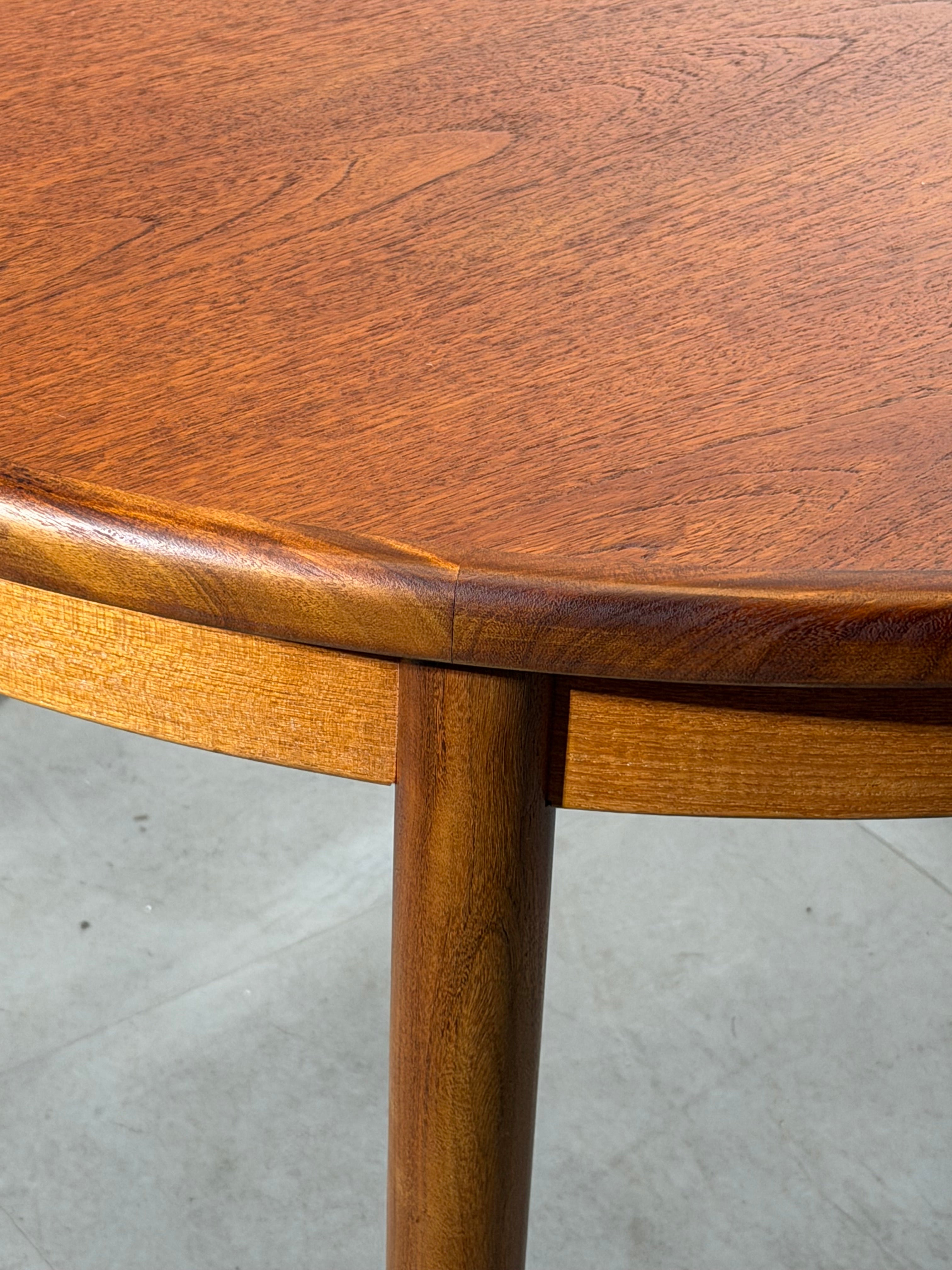 G-Plan Round Extendable Dining Table in Teak