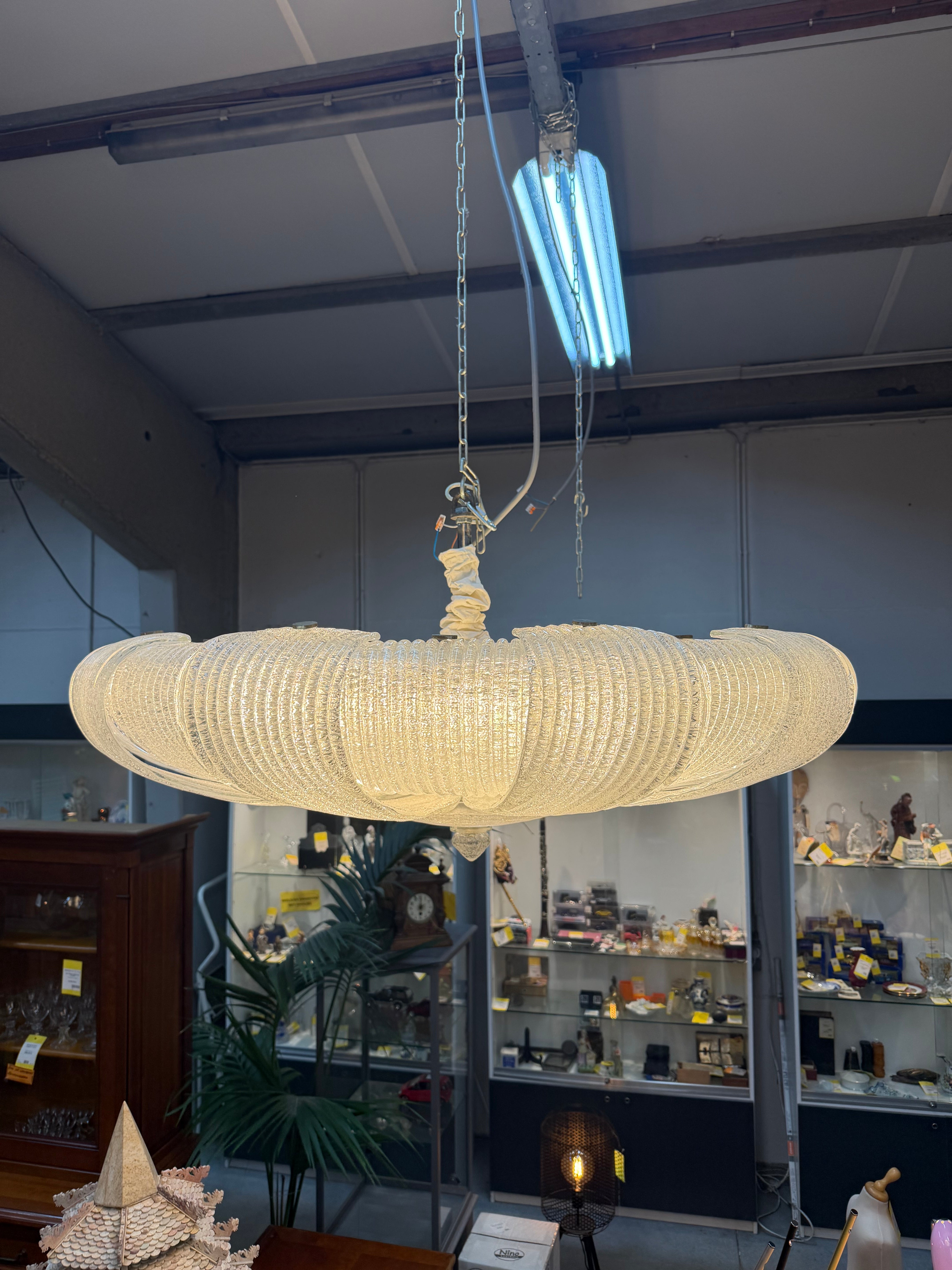 Murano Glass Chandelier — Italy, 1980s