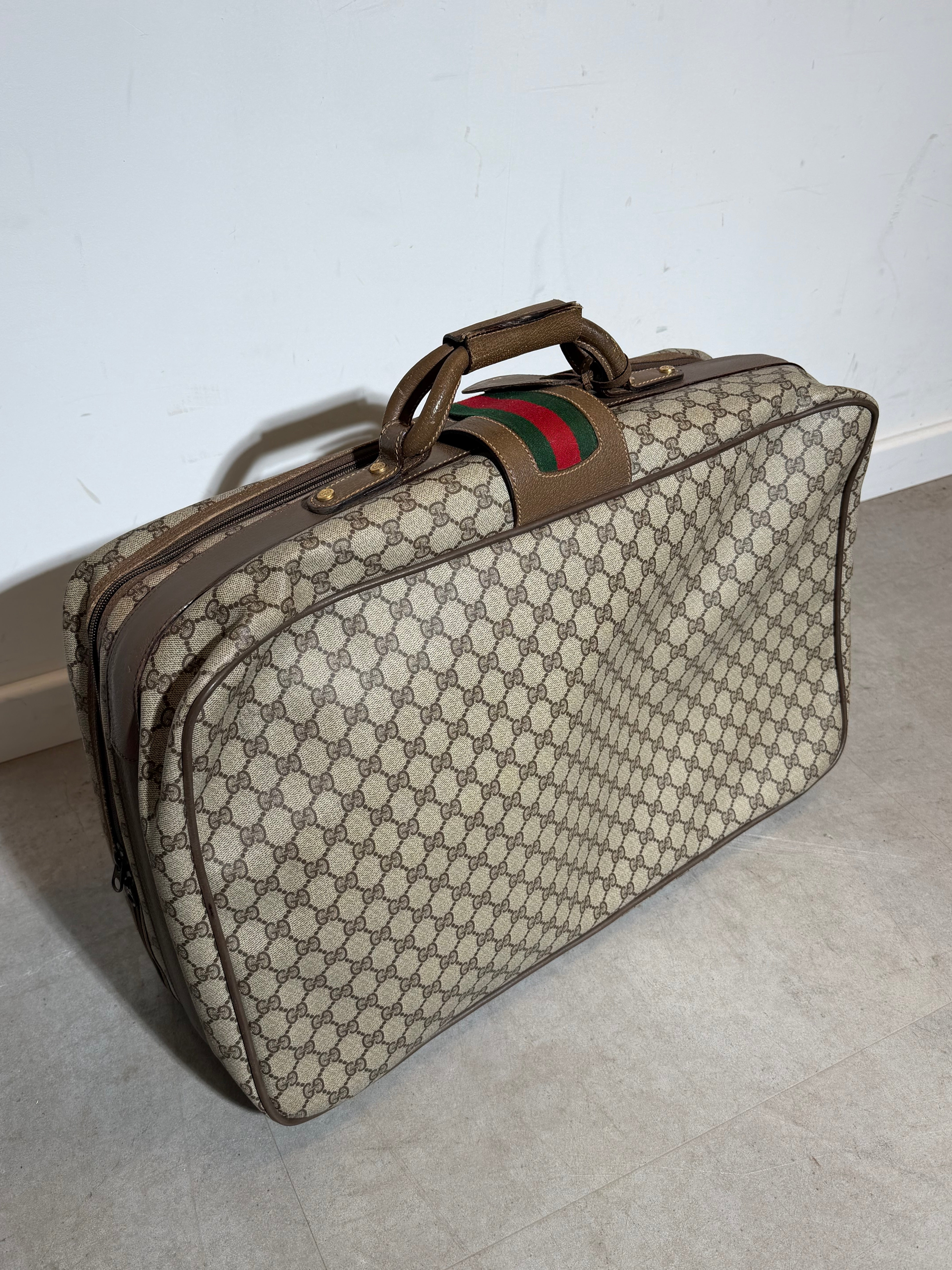 Mallette de voyage Gucci vintage – Monogramme GG