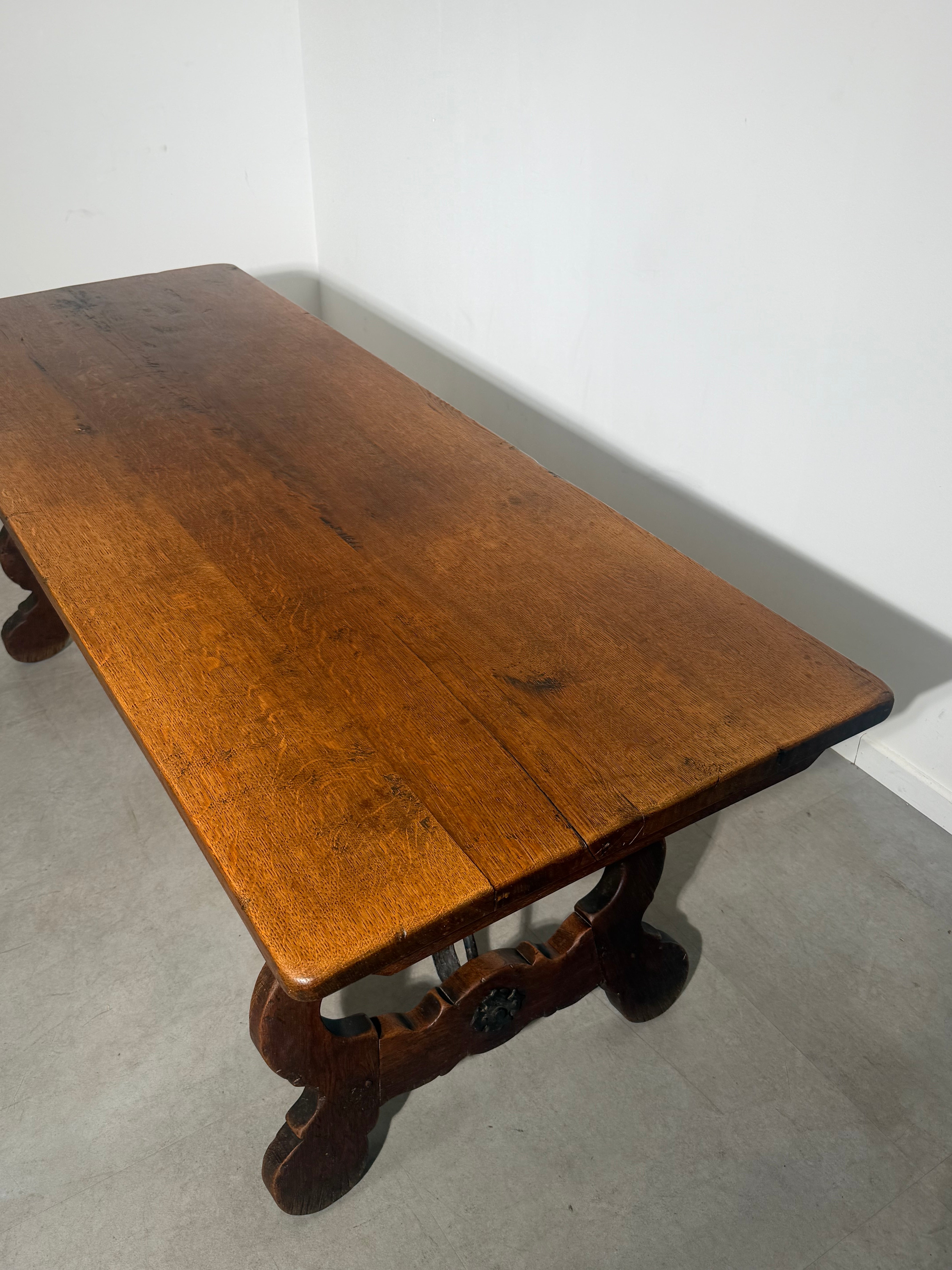 18th Century Solid Oak Dining Table
