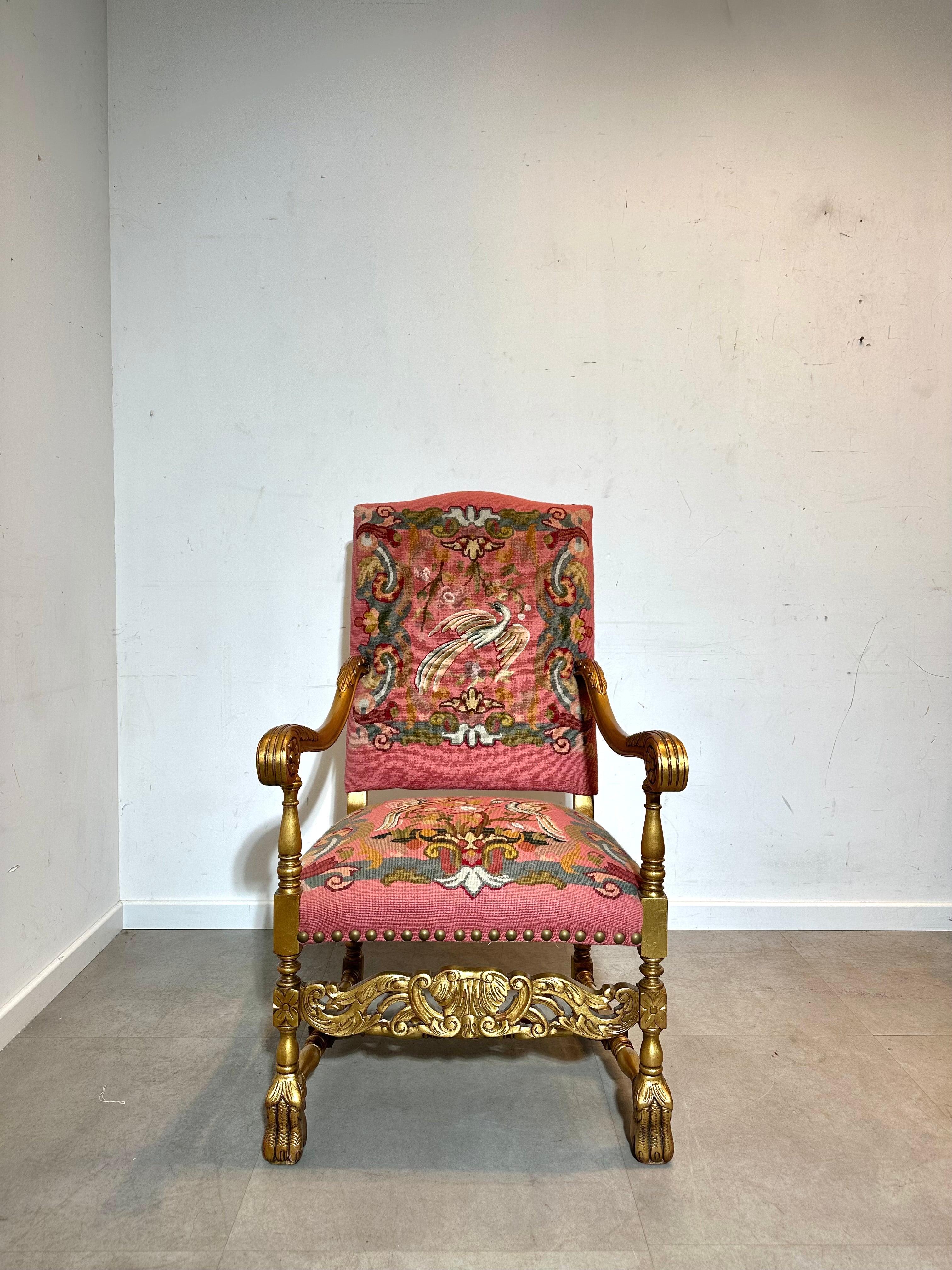 Antique Louis XIV Style Armchair