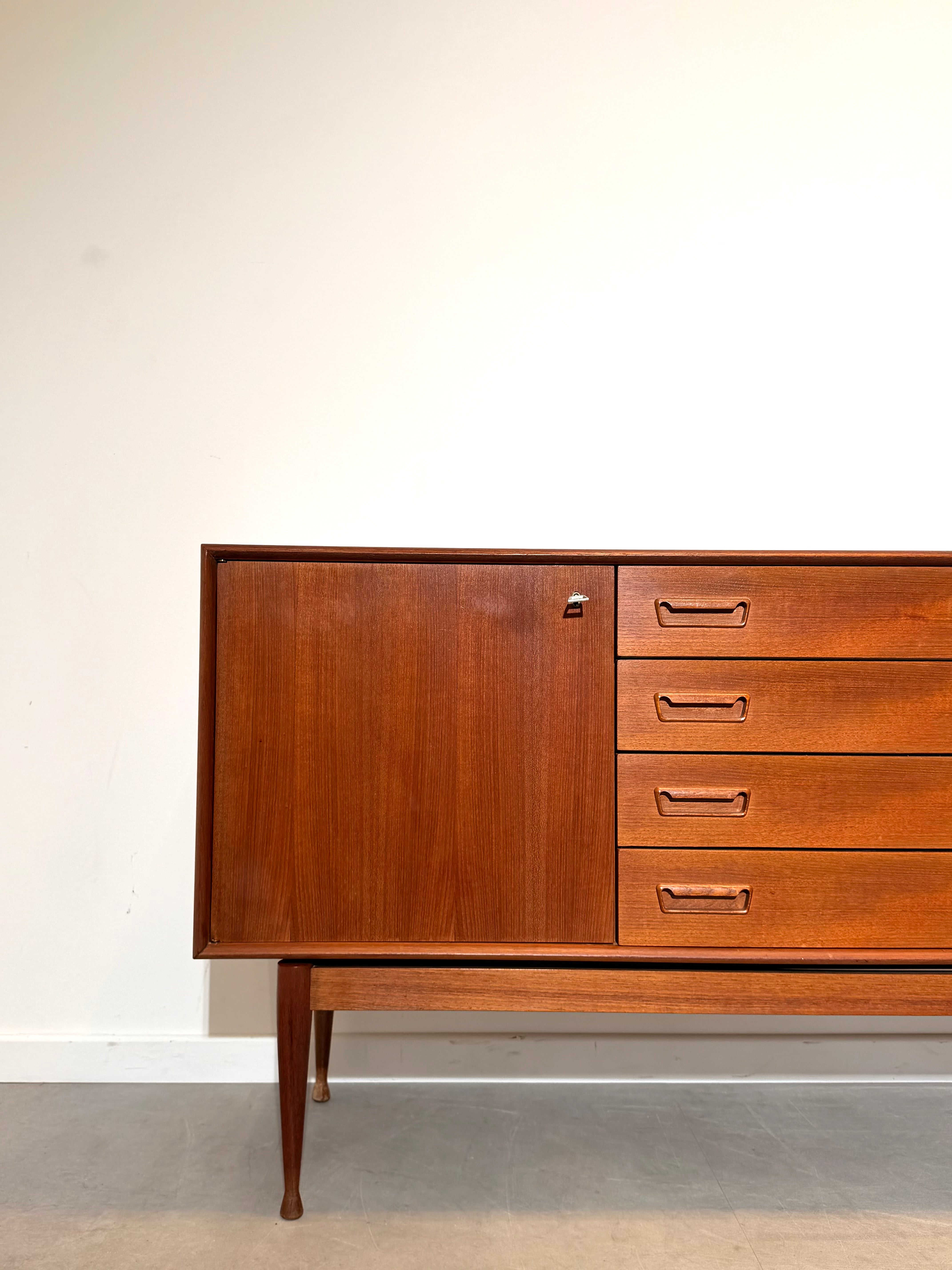 Mid-Century Modern Teak Sideboard | Scandinavian Design
