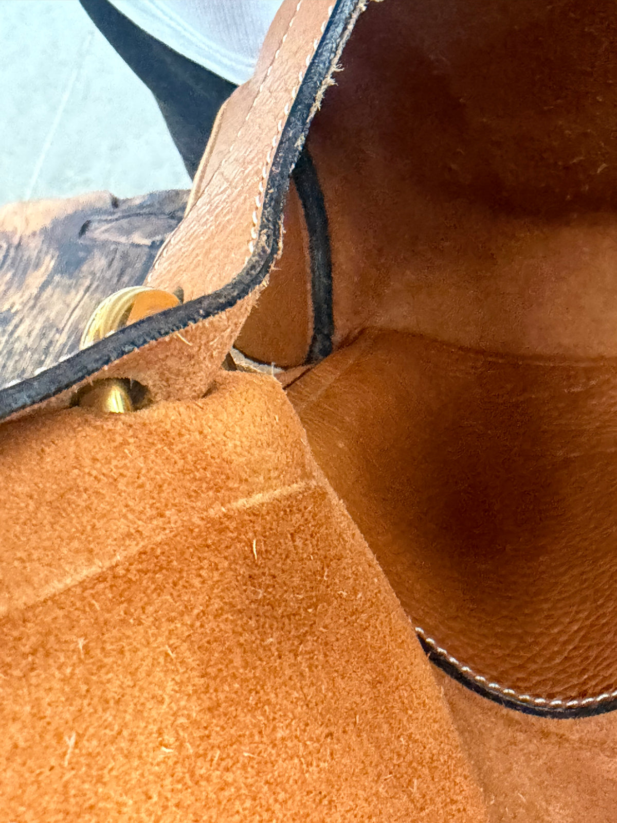 Delvaux Fichu Shoulder Bag – Cognac Leather