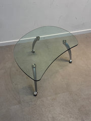 Rolf Benz Glass Coffee Table on Wheels – 168 x 115 x 38 cm