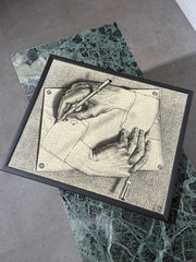 M. C. Escher “Drawing Hands” – Framed Puzzle, 55 × 65 cm