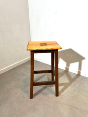 Vintage Wooden Bar Stool