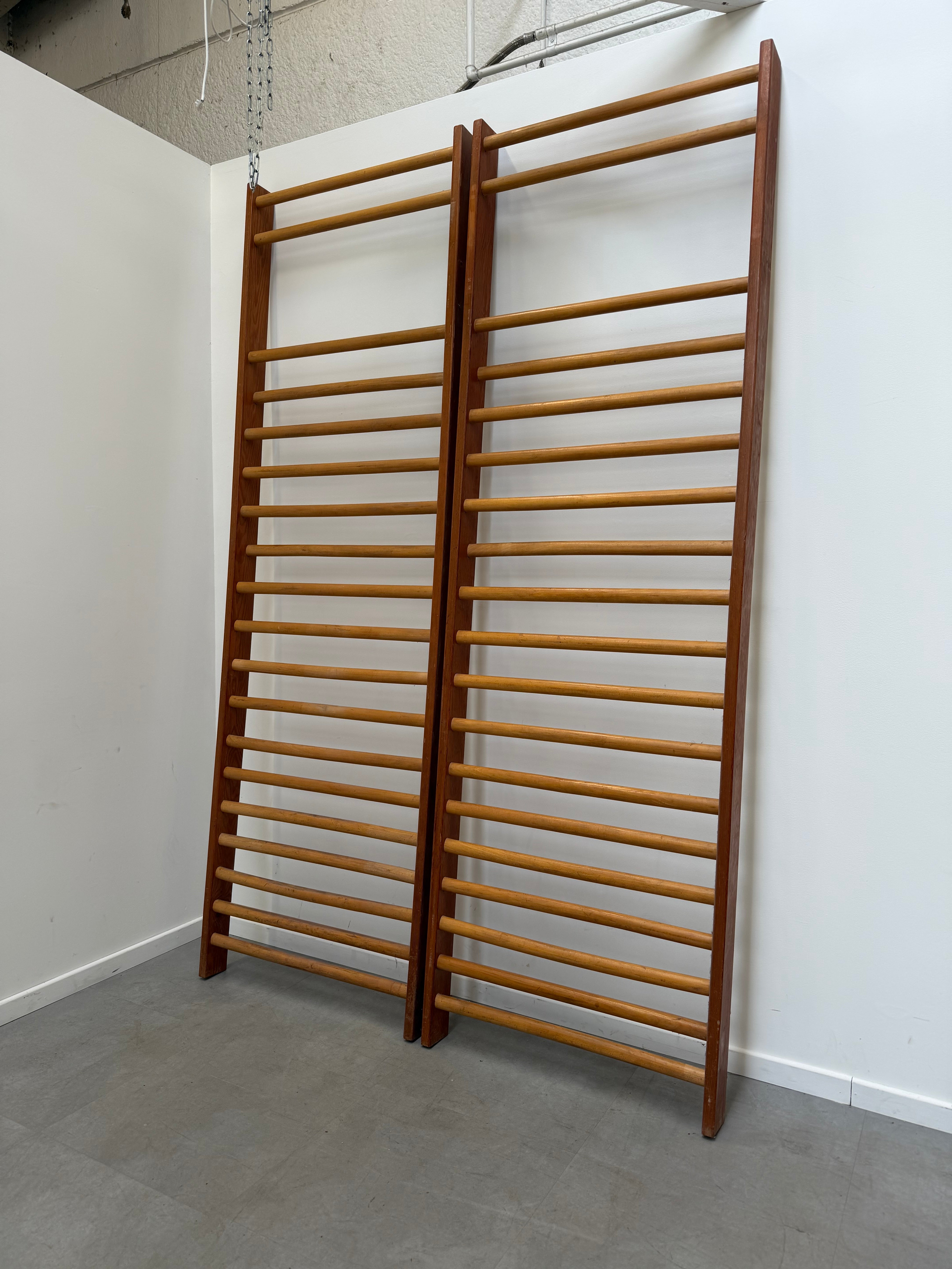 Swedish Wall Bars / Gym Wall Ladder – Solid Wood – 285 x 90 cm (Price Per Piece)