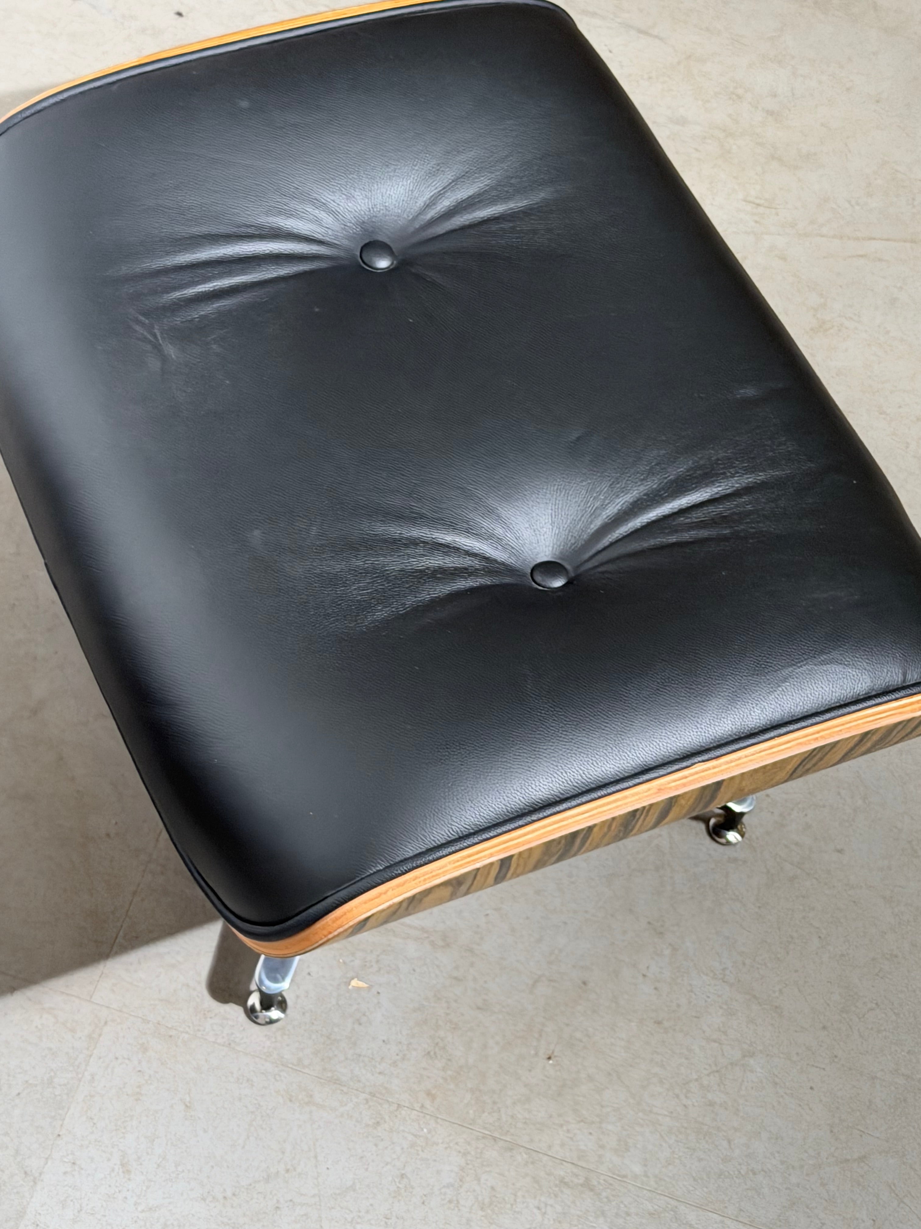 Eames Lounge Chair & Ottoman Replica – Rosewood Finish