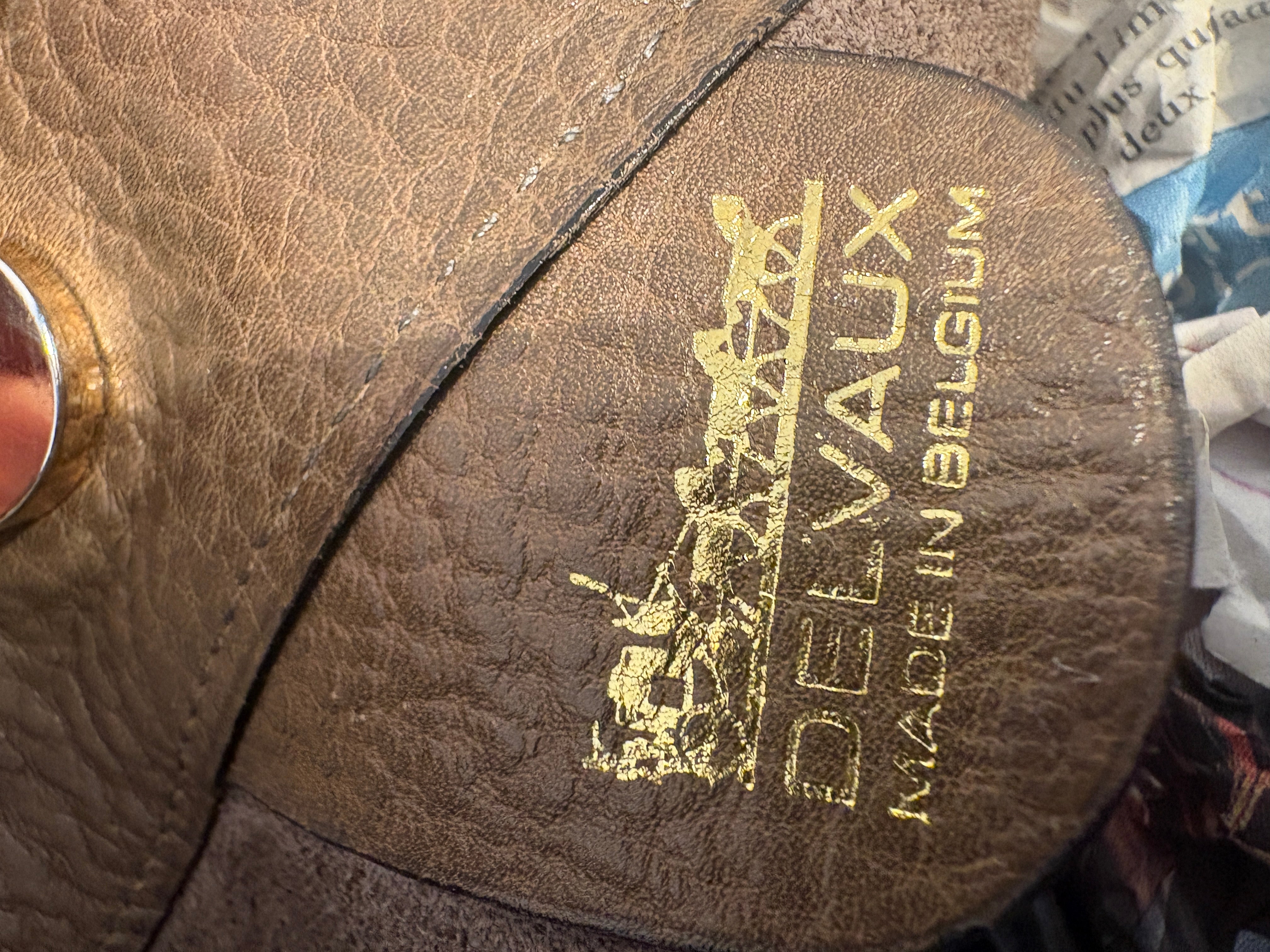 Delvaux leren tas tweekleurig