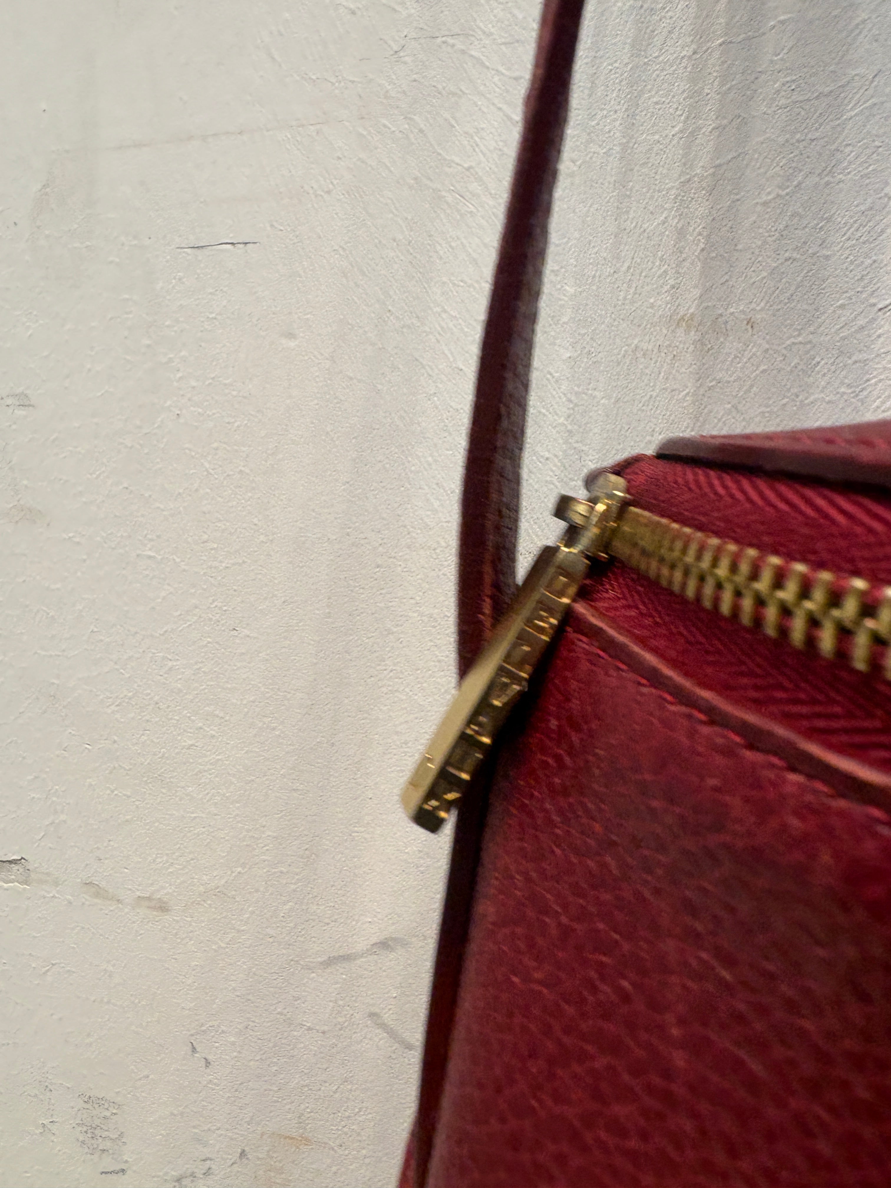 Delvaux Macao Crossbody Bag – Burgundy Leather