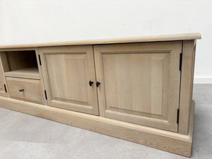 Tv Cabinet Oak White Wash Finish