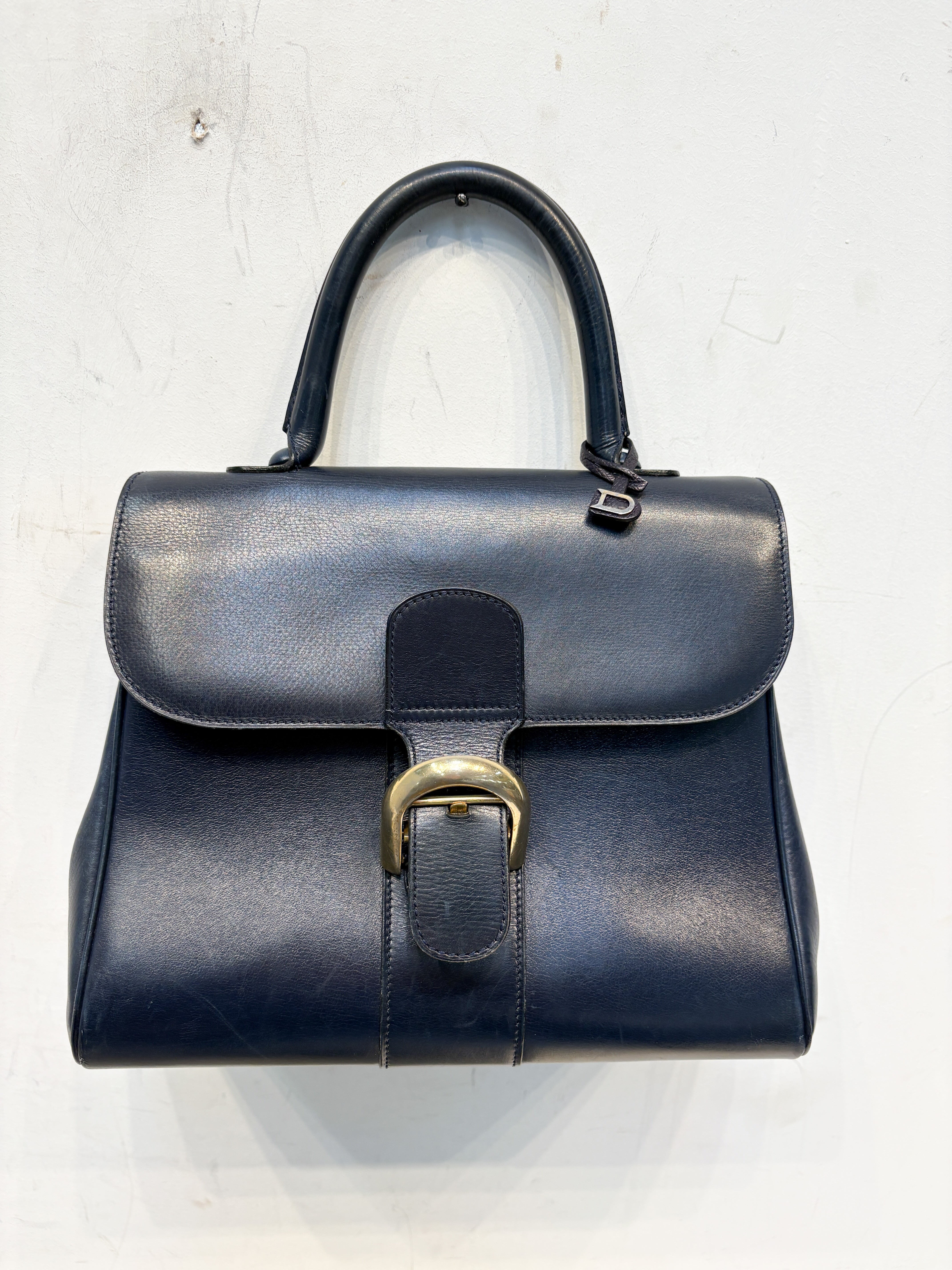 Delvaux Brilliant MM Dark Blue