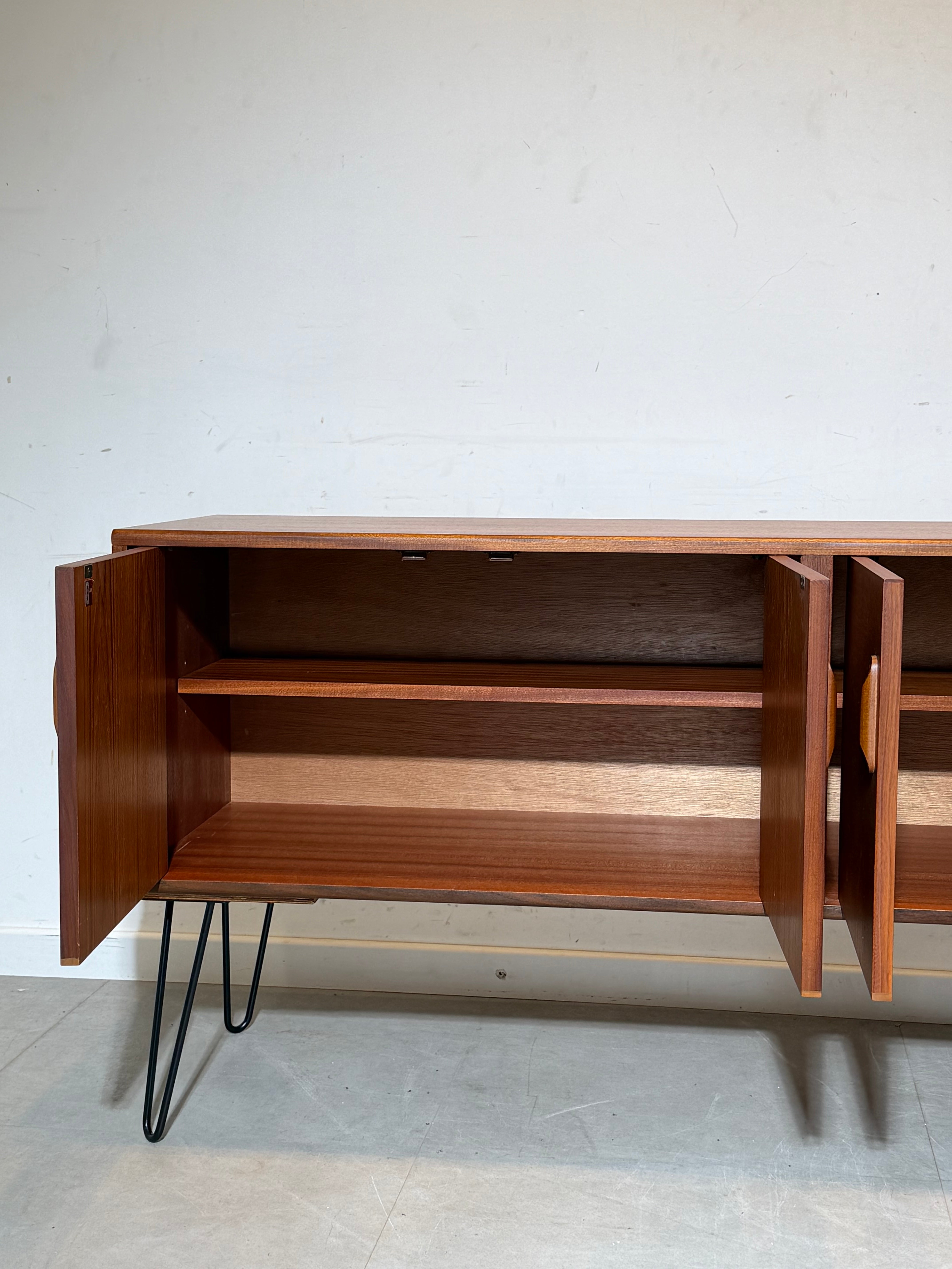 G-Plan Teak Sideboard with Hairpin Legs – Mid-Century Modern Vintage Cabinet