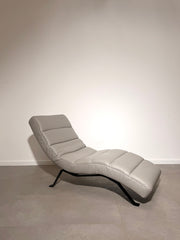 Modern Leather Chaise Lounge